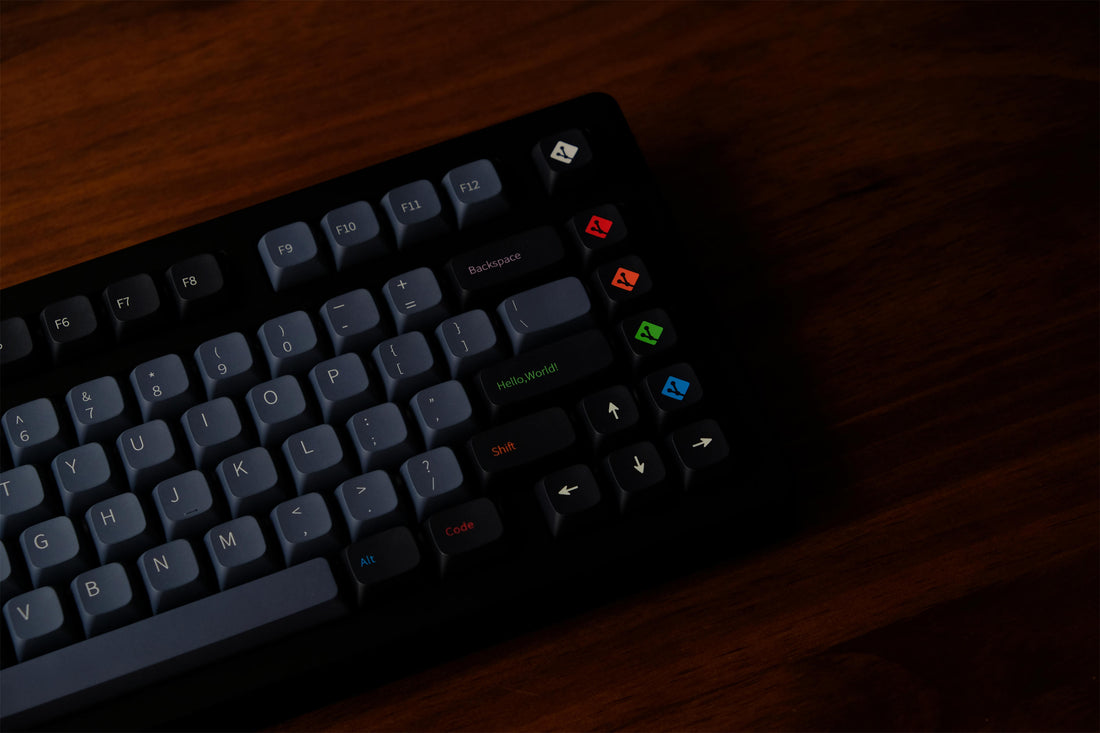 Dark Coder PBT Keycaps - Diykeycap