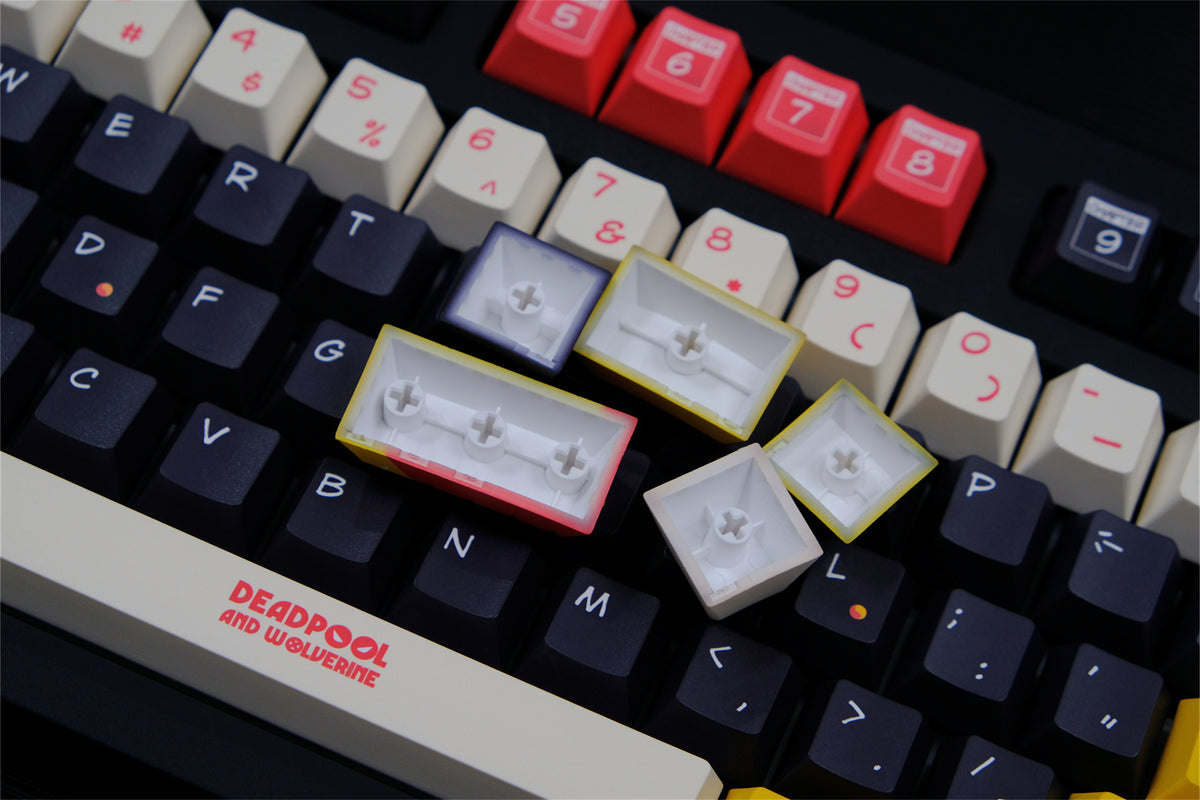 Deadpool & Wolverine Keycaps - Diykeycap
