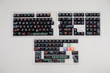 Black Big Legend Keycaps - Diykeycap