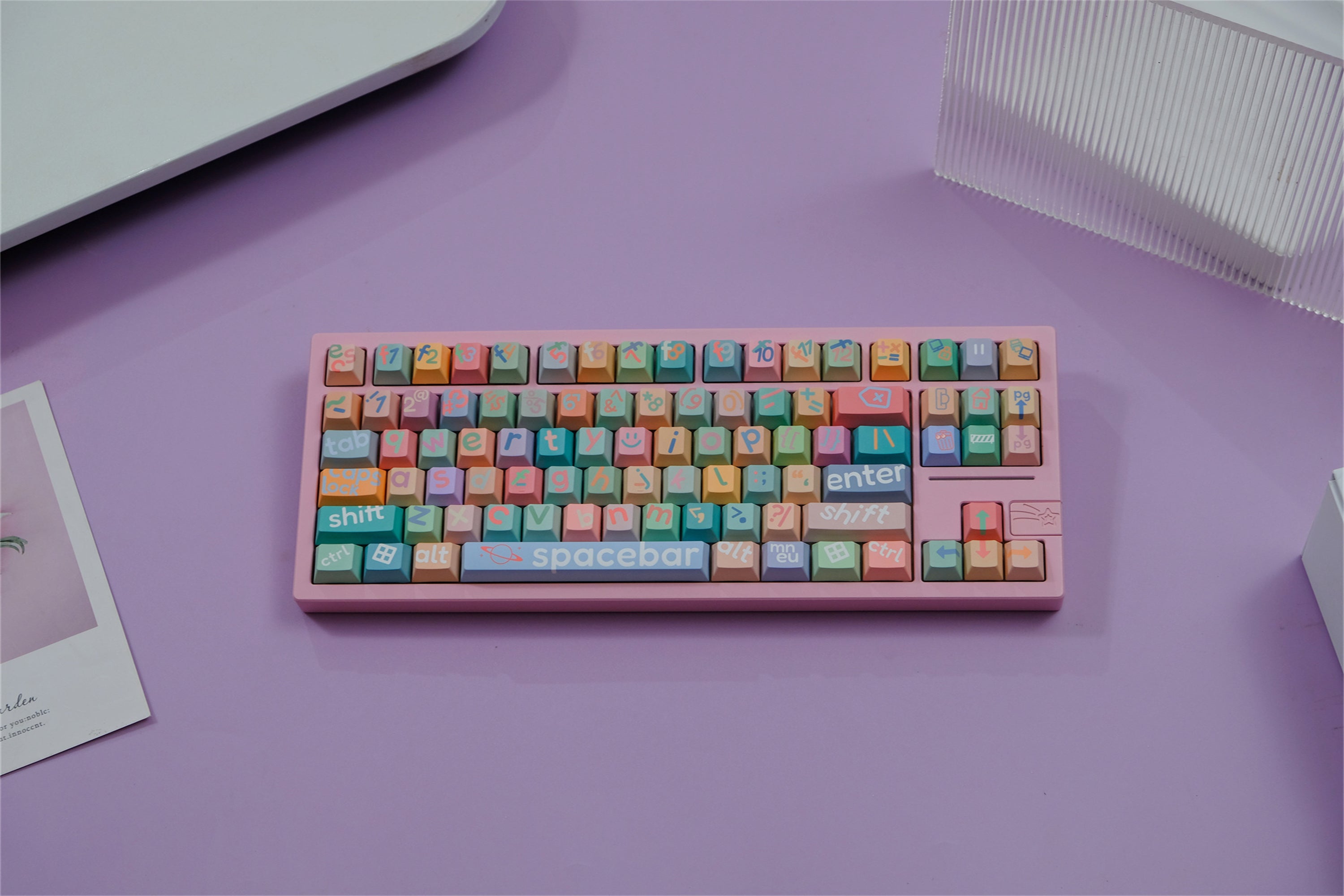 Big Legend Pastel Keycaps - Diykeycap