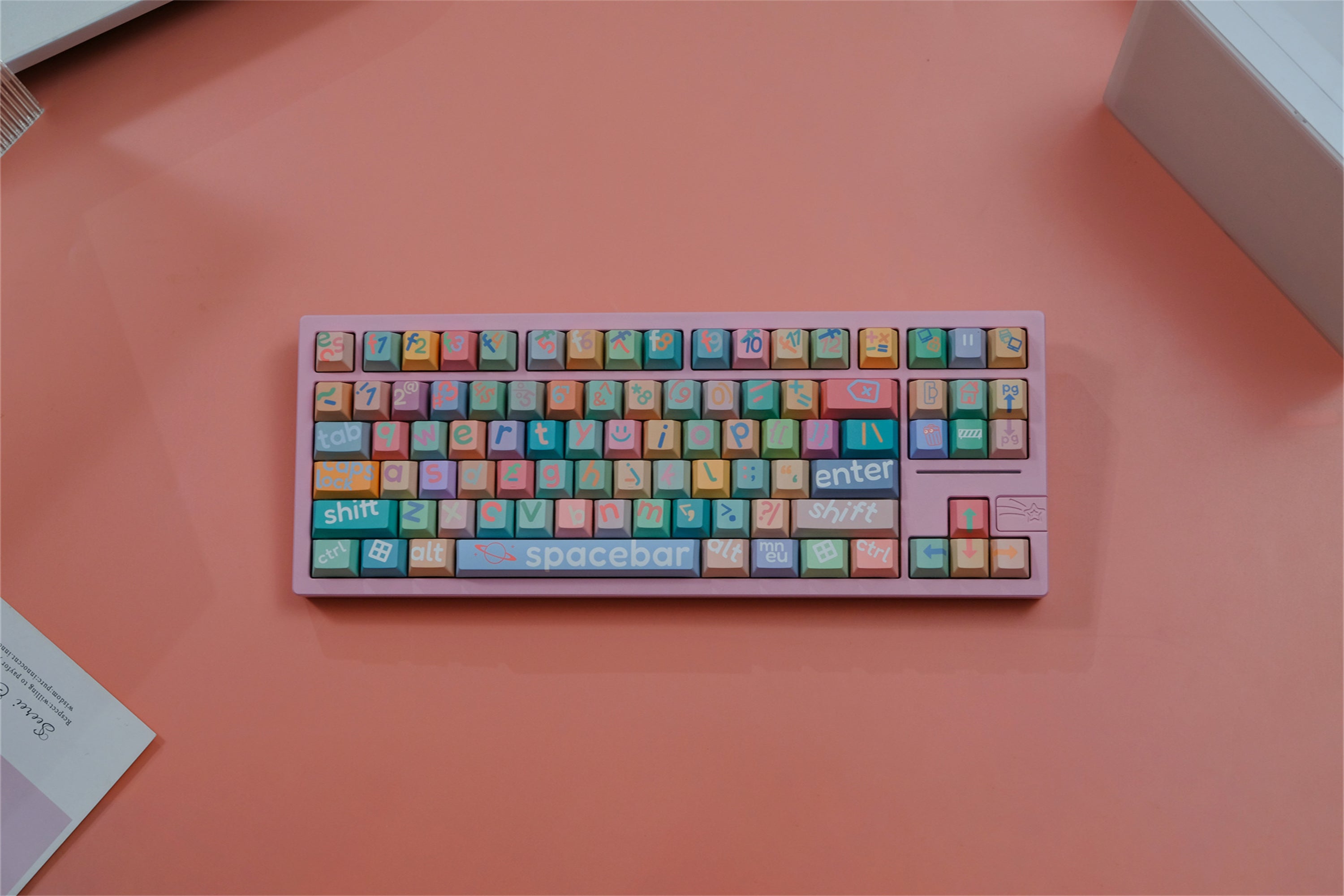 Big Legend Pastel Keycaps - Diykeycap