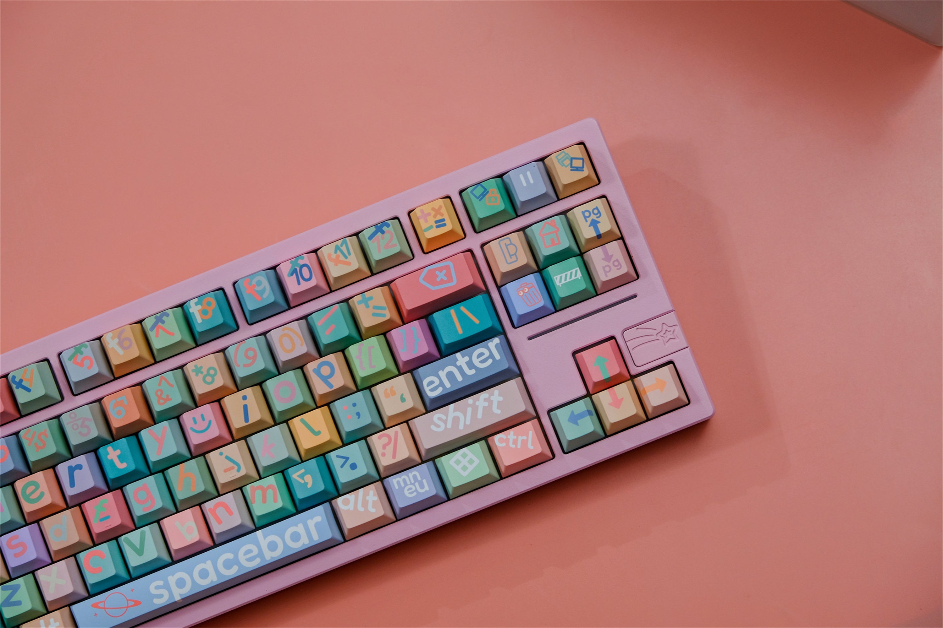 Big Legend Pastel Keycaps - Diykeycap