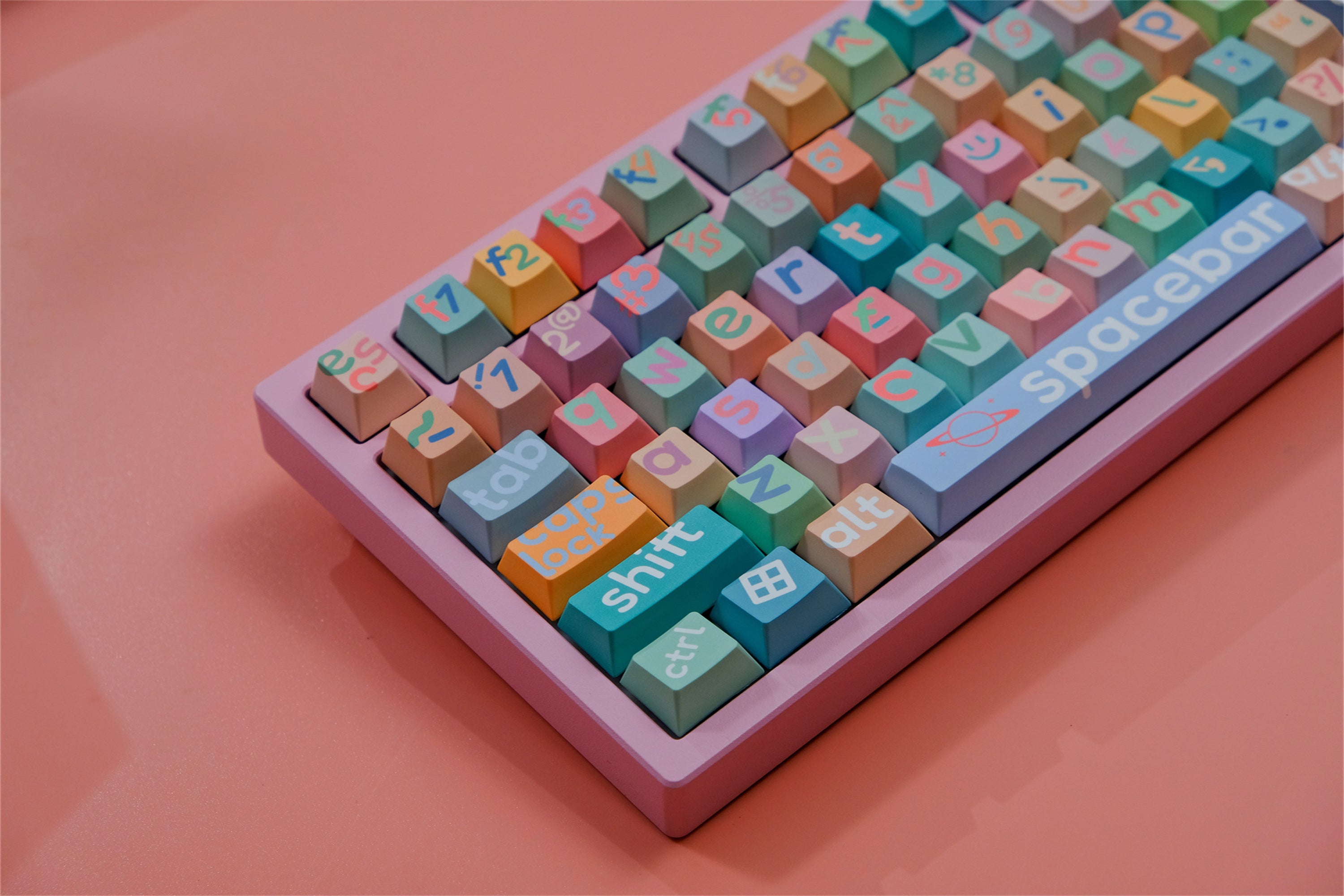 Big Legend Pastel Keycaps - Diykeycap