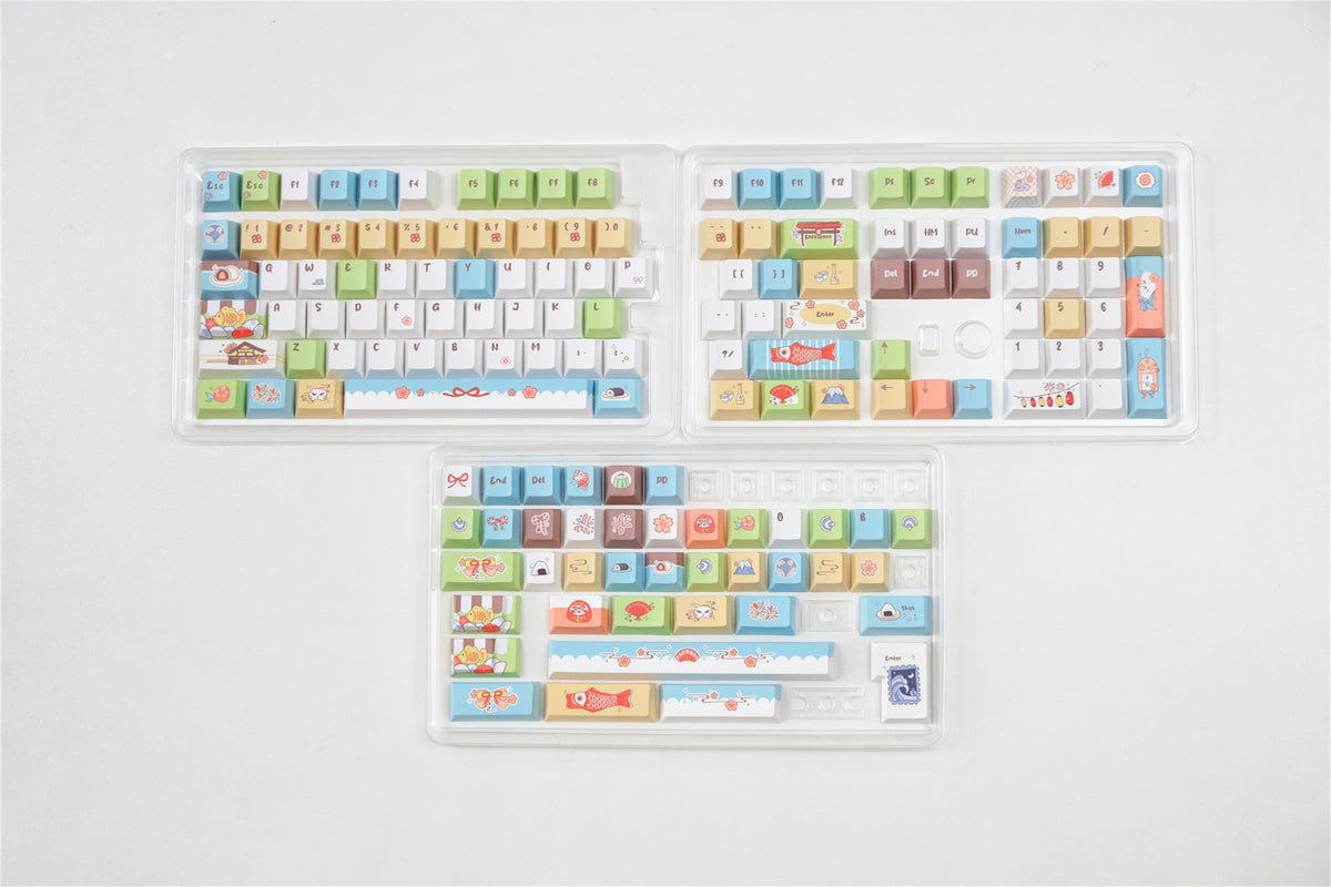 Japanese Ukiyo-e Keycaps