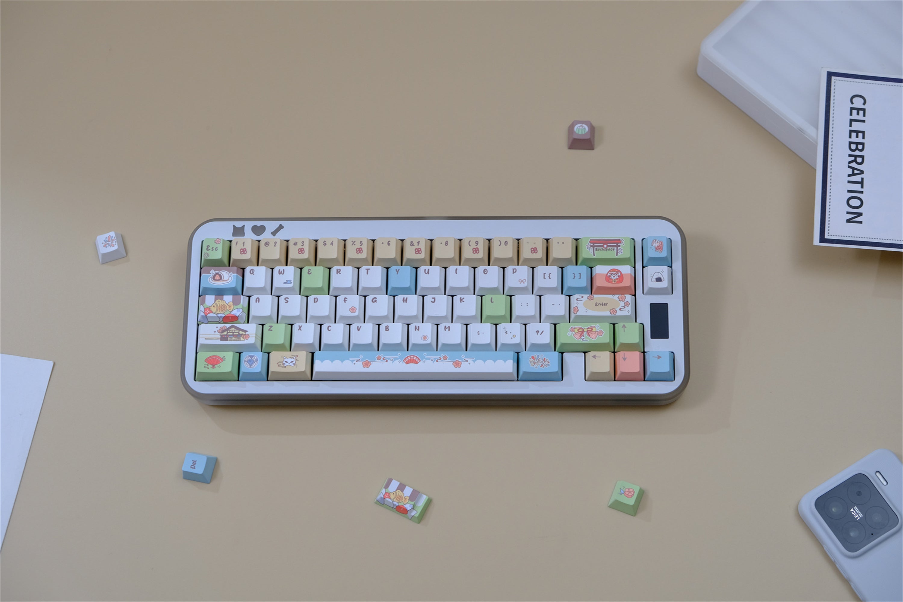 Japanese Ukiyo-e Keycaps - Diykeycap