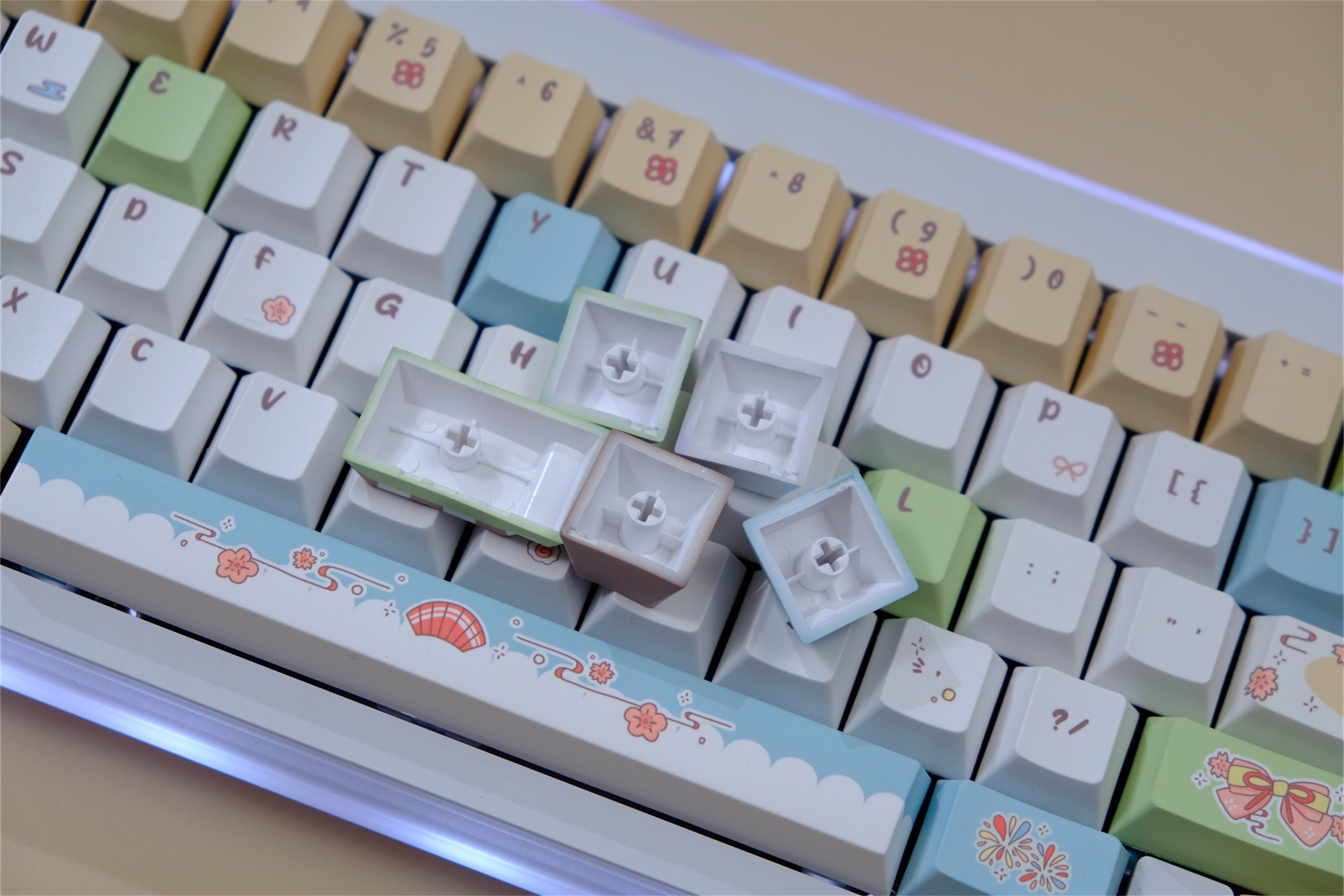 Japanese Ukiyo-e Keycaps - Diykeycap
