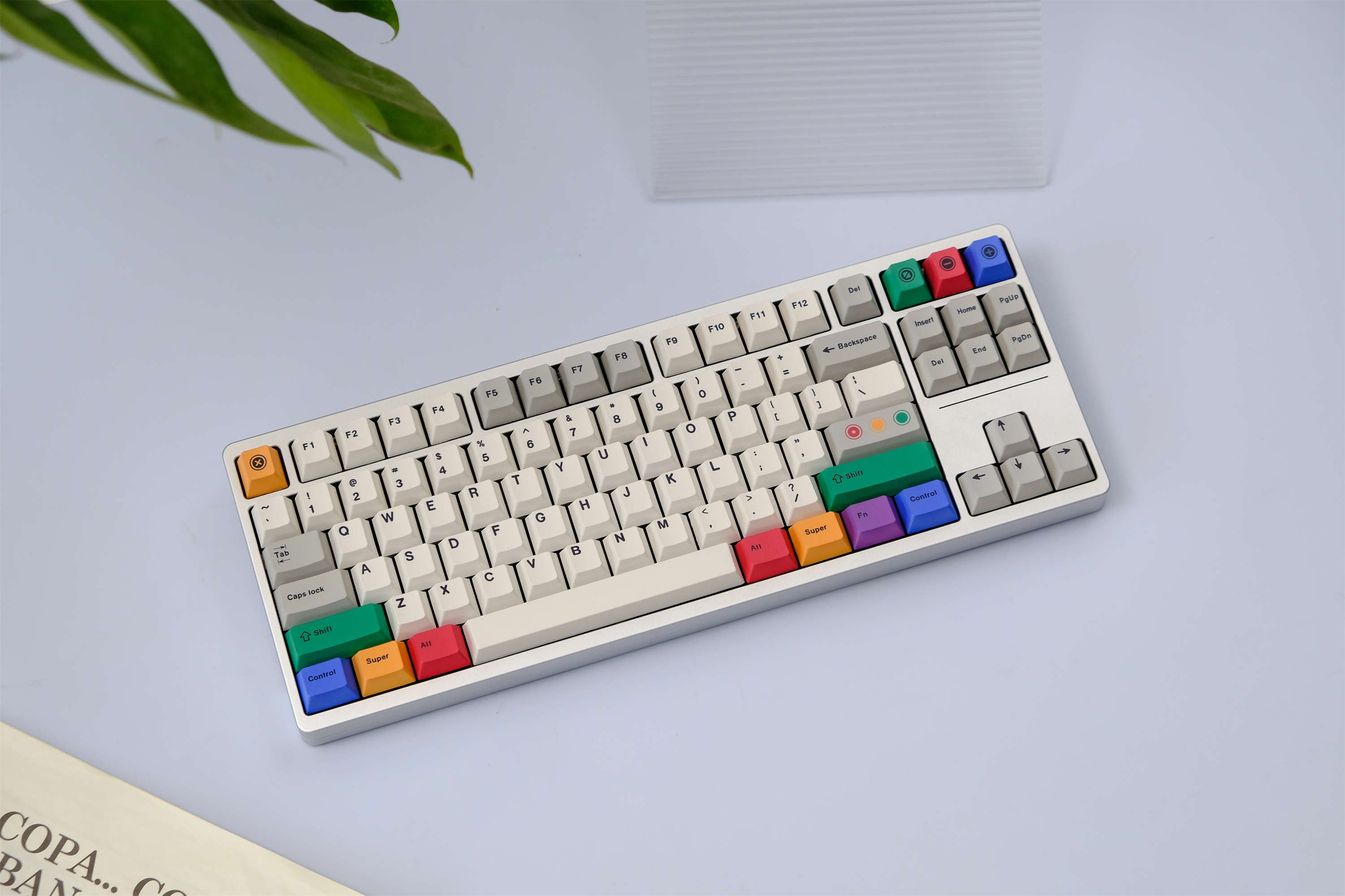 White Spectrum PBT Keycaps