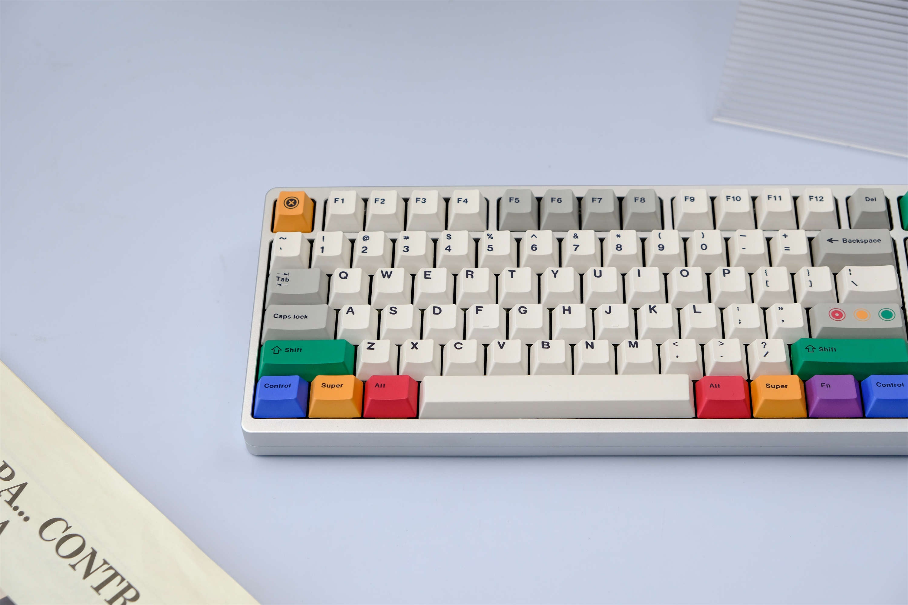White Spectrum PBT Keycaps