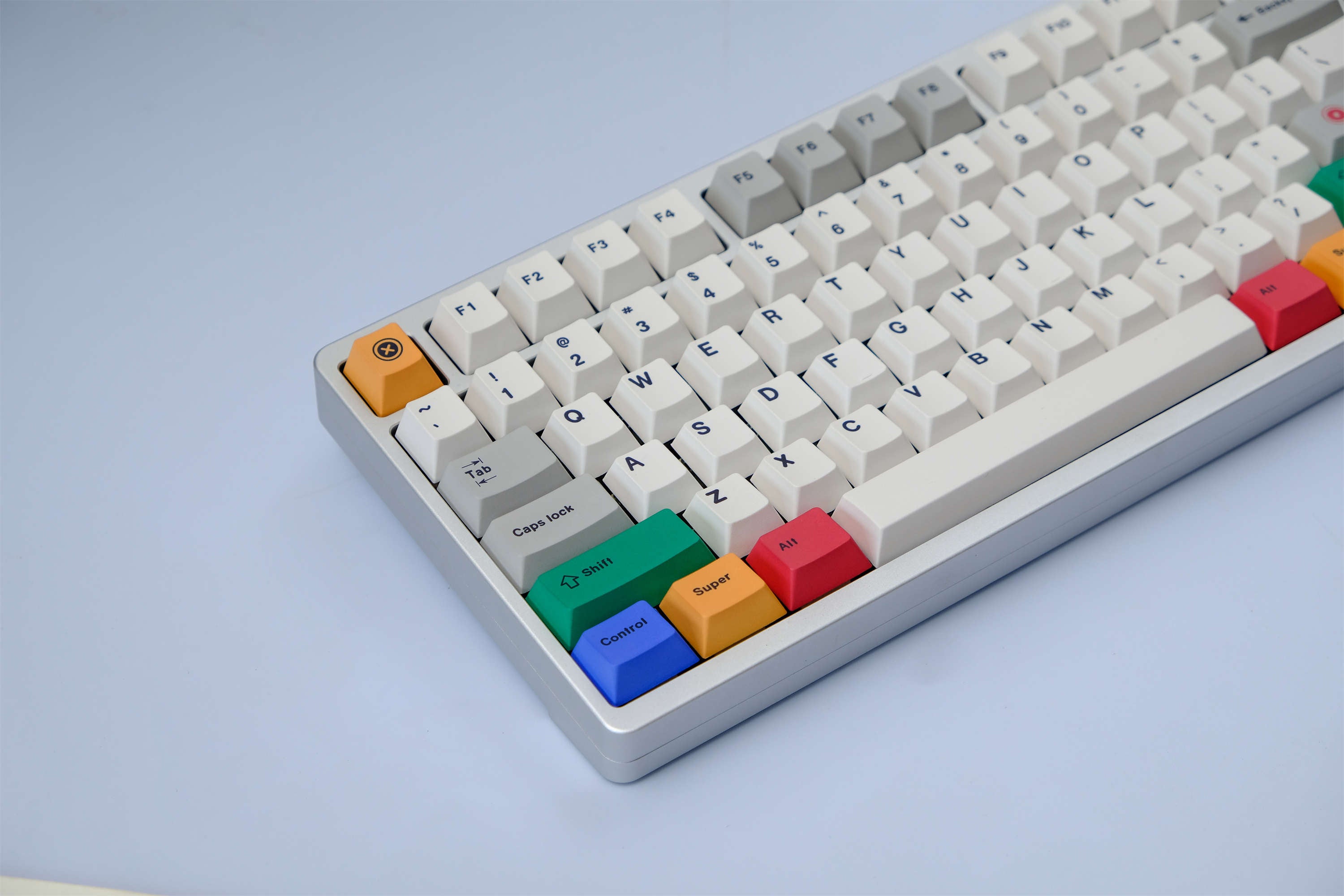 White Spectrum PBT Keycaps