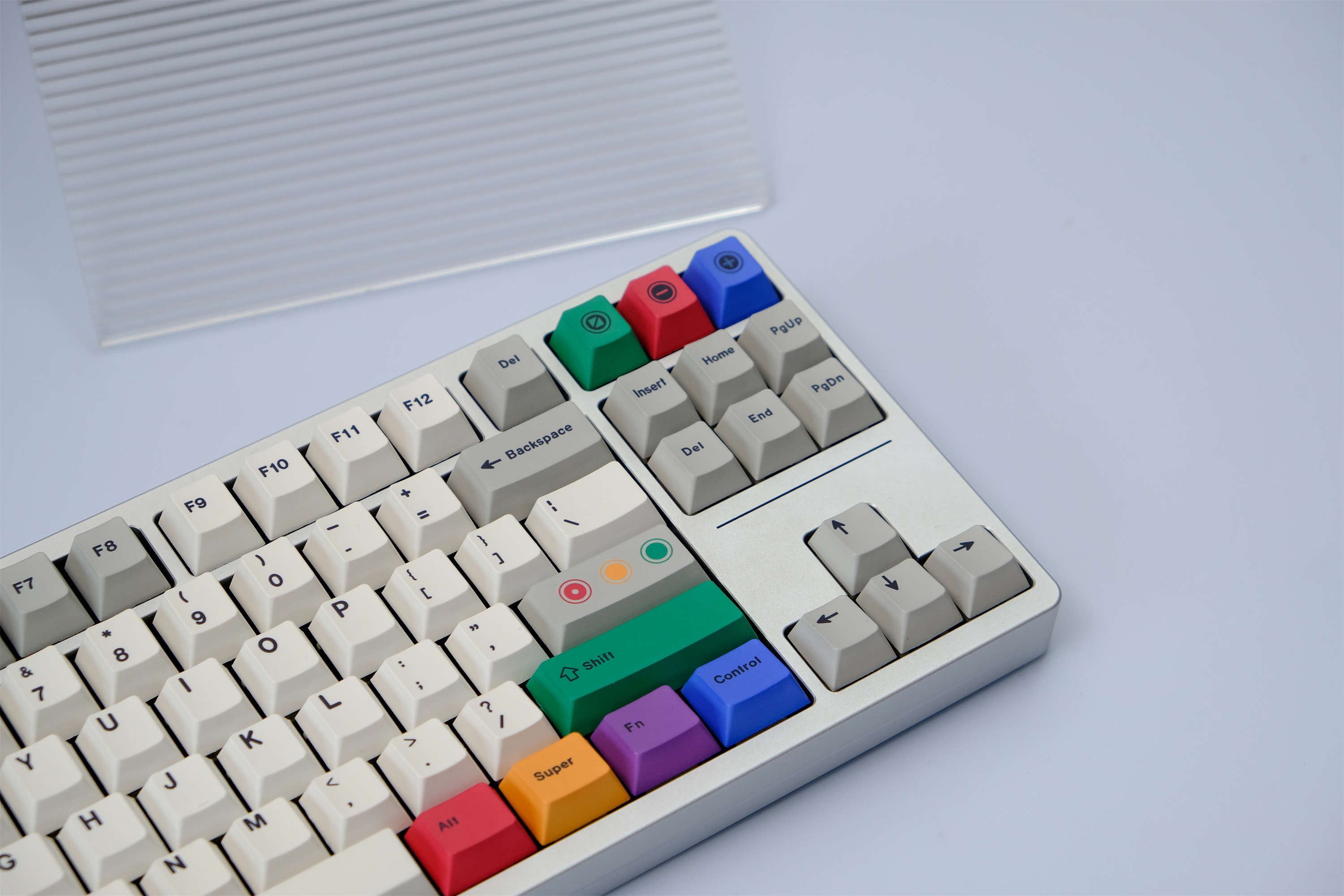 White Spectrum PBT Keycaps