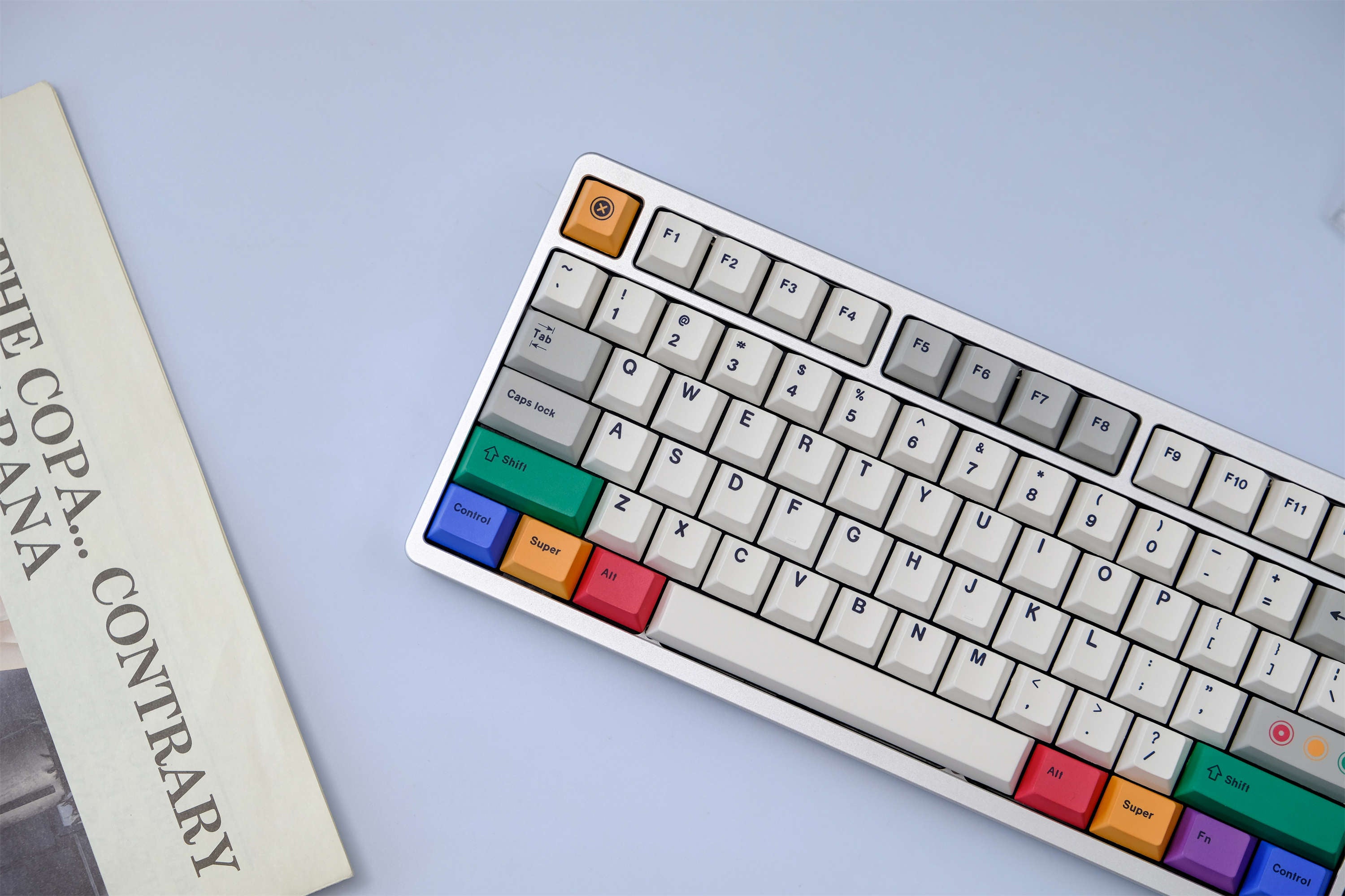 White Spectrum PBT Keycaps