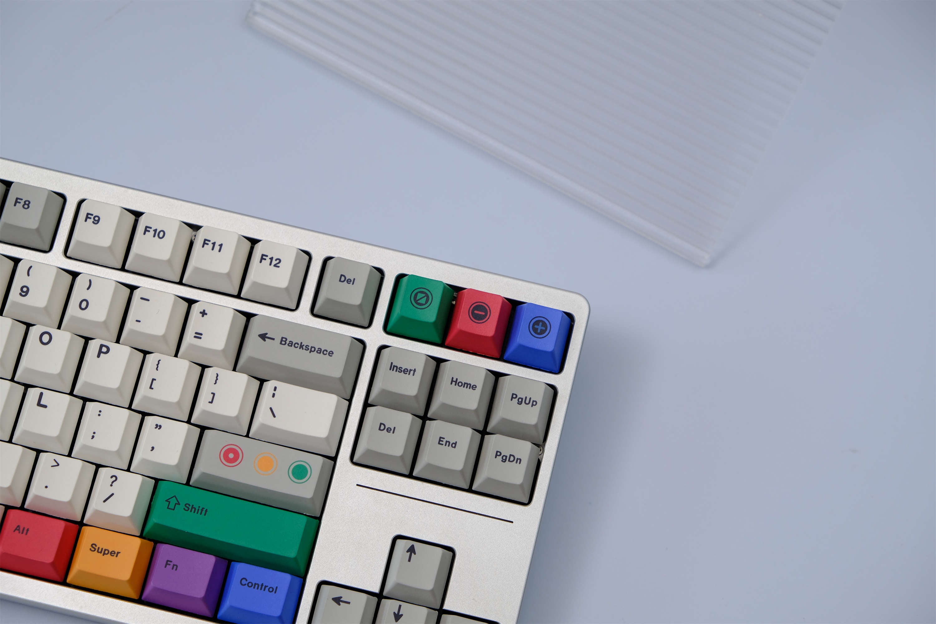 White Spectrum PBT Keycaps