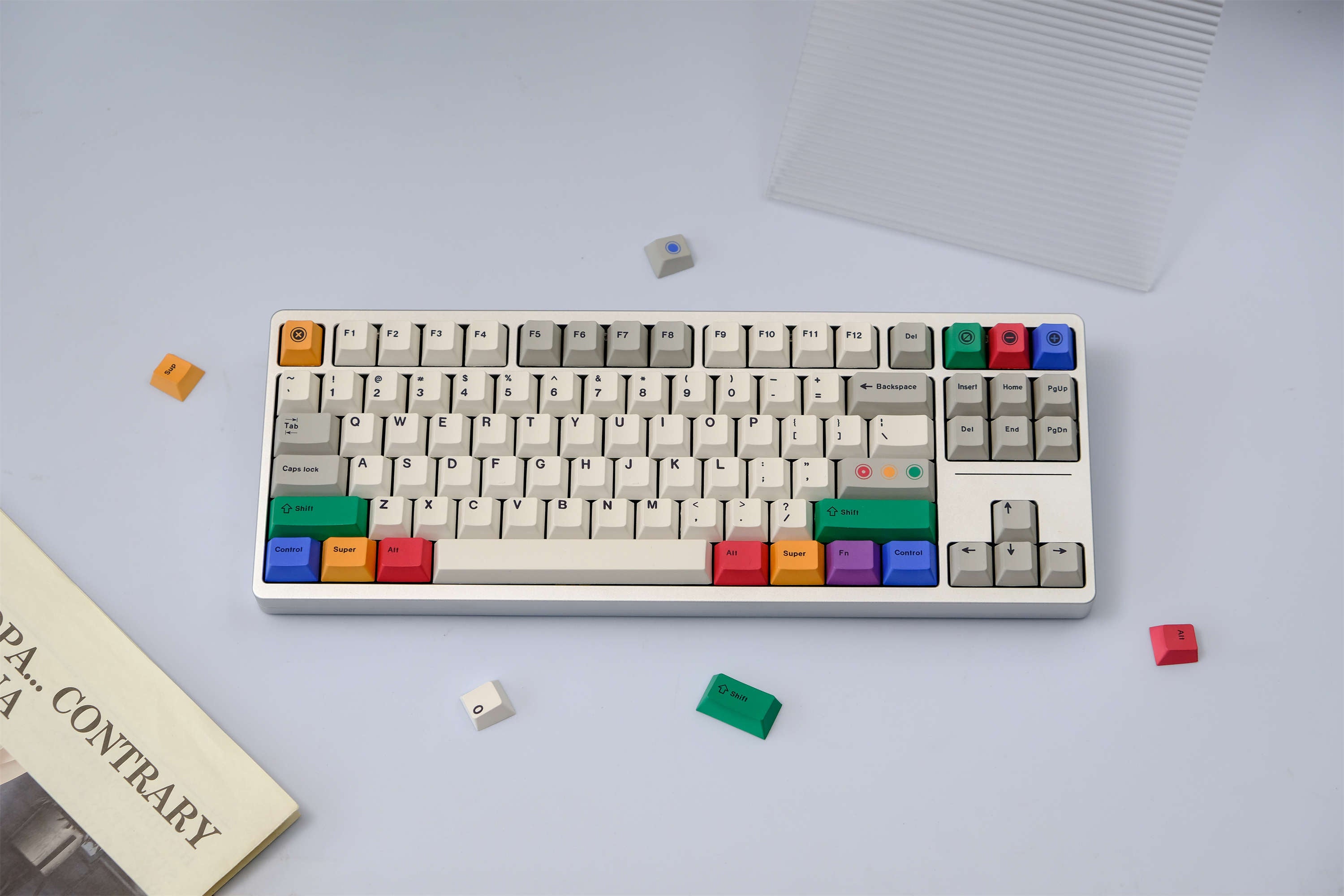 White Spectrum PBT Keycaps
