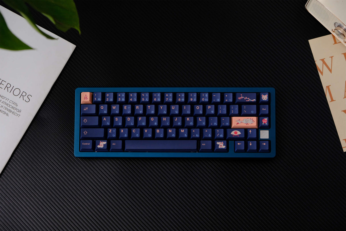 Kitsune PBT Keycaps - Diykeycap
