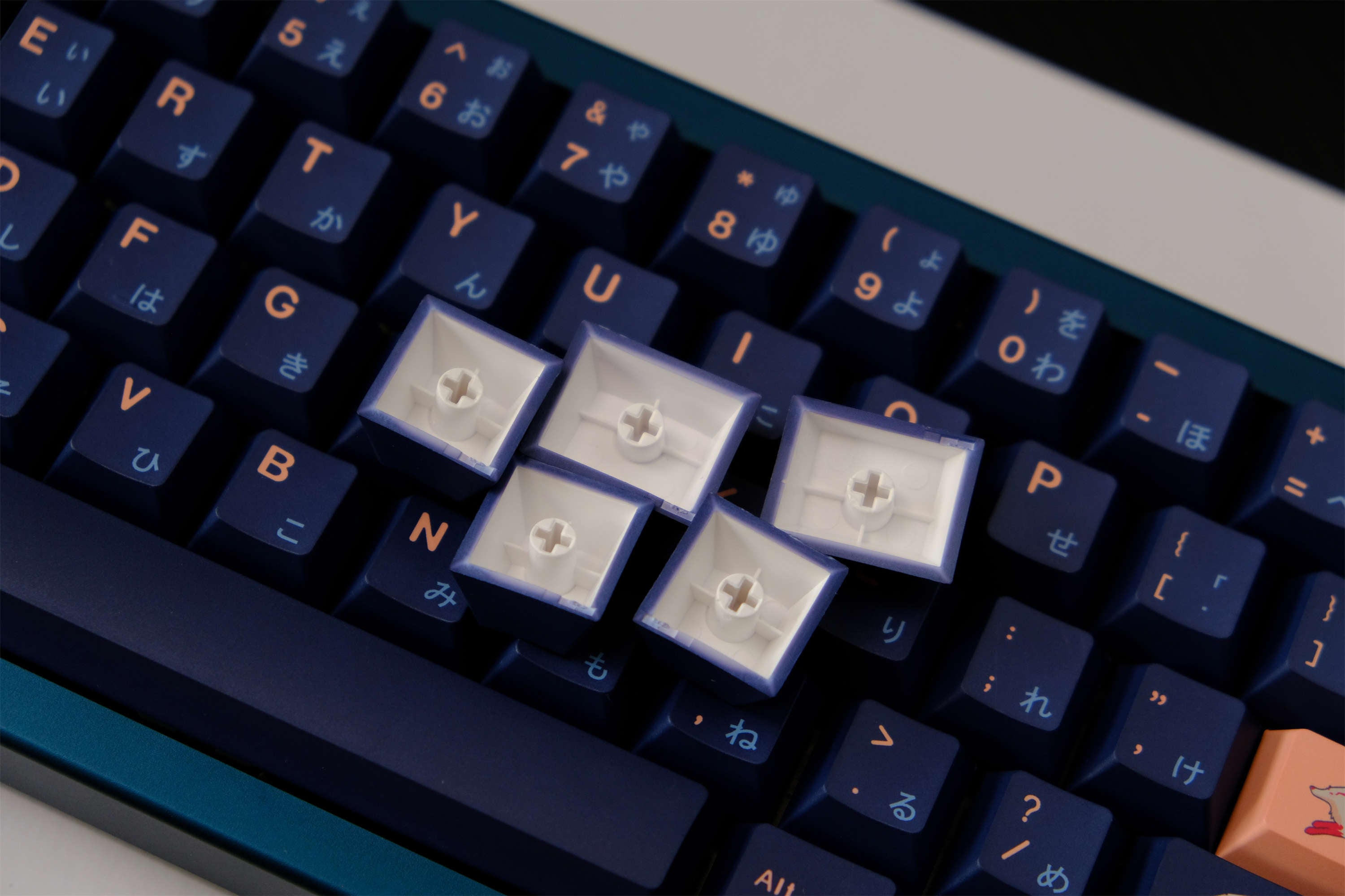 Kitsune PBT Keycaps - Diykeycap