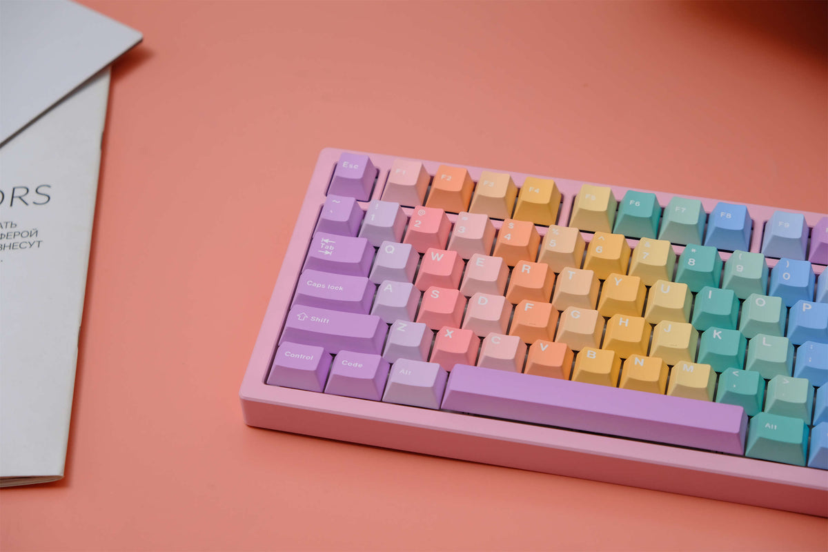 Pastel Gummy PBT Keycaps - Diykeycap