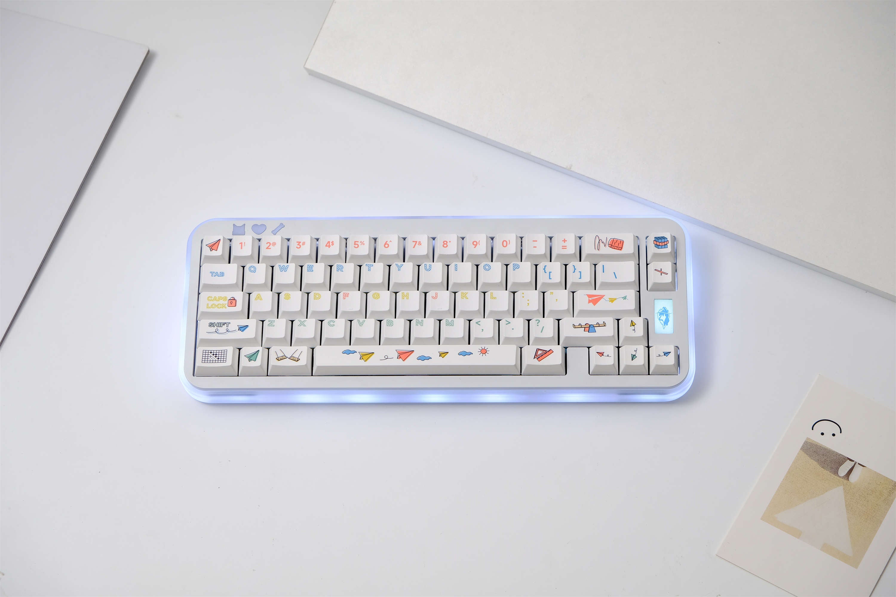 Paper Airplane PBT Keycaps