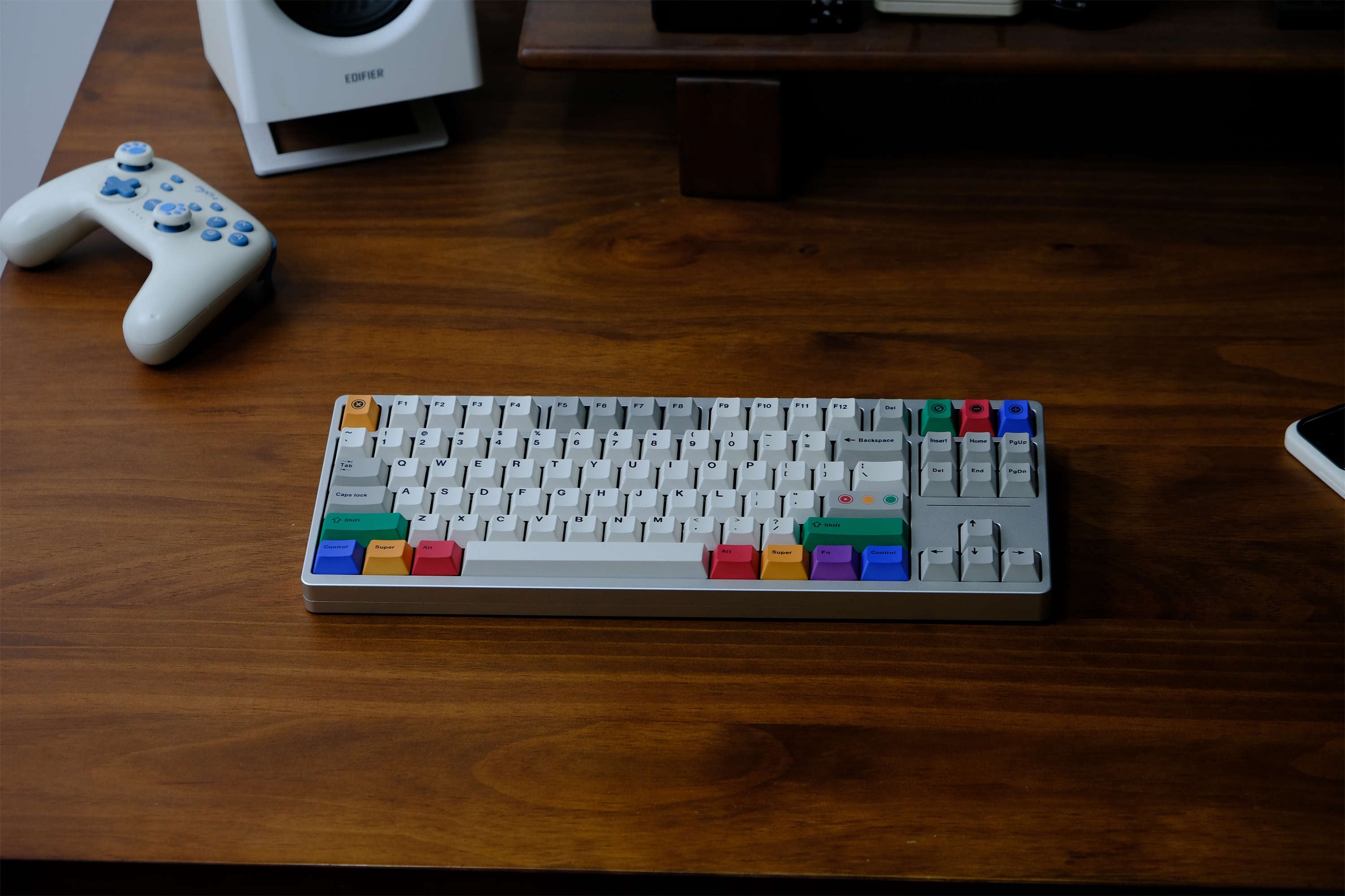 White Spectrum PBT Keycaps