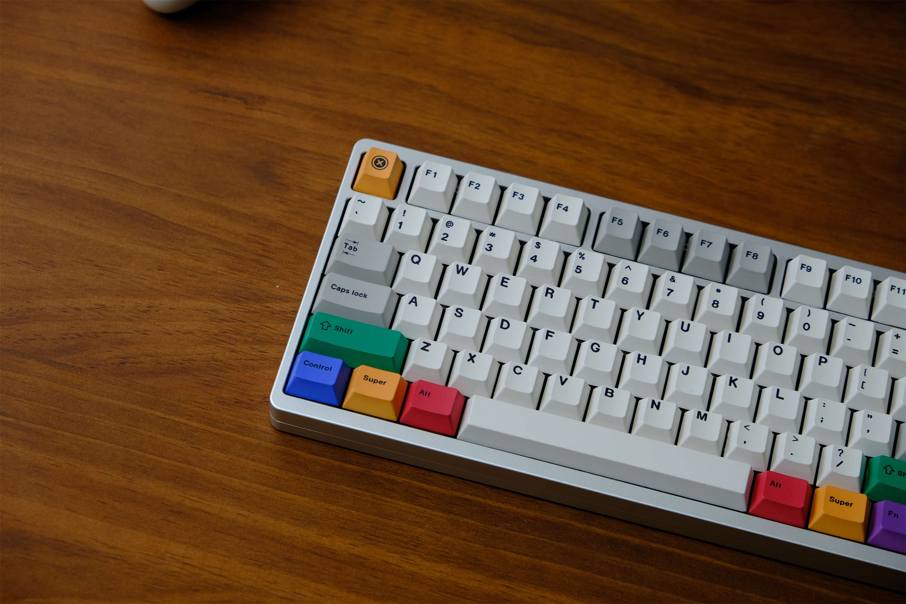 White Spectrum PBT Keycaps