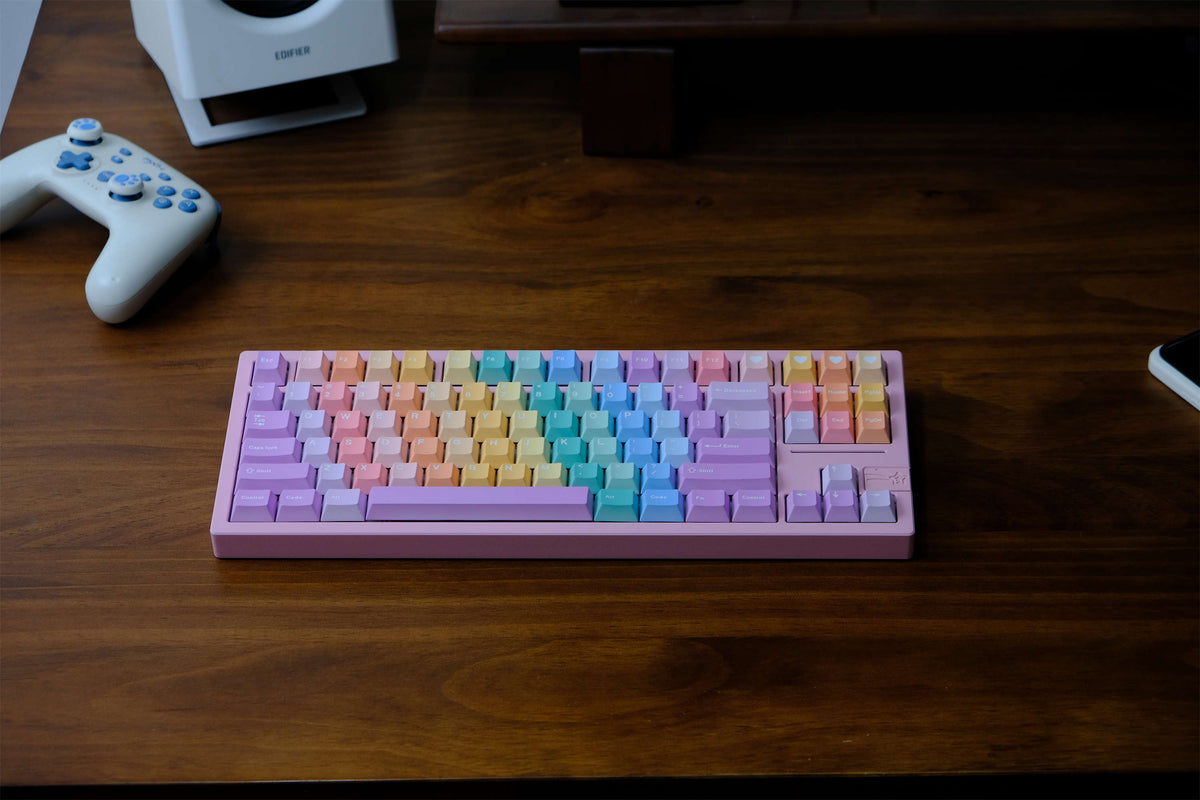 Pastel Gummy PBT Keycaps - Diykeycap