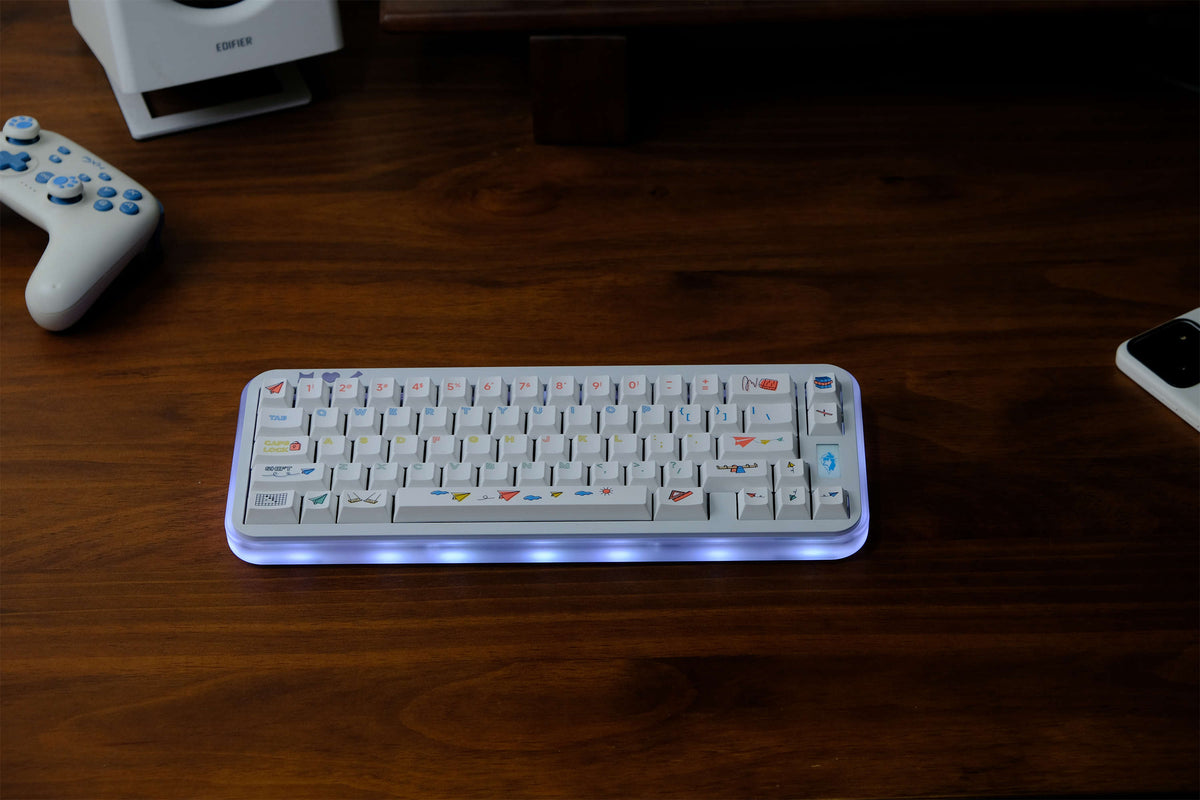 Paper Airplane PBT Keycaps - Diykeycap