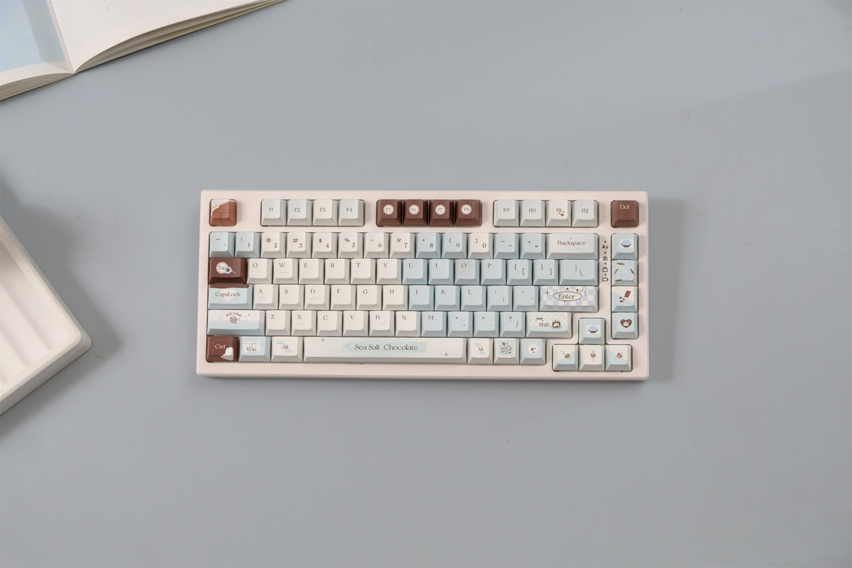 Sea Salt Chocolate Keycaps - Diykeycap