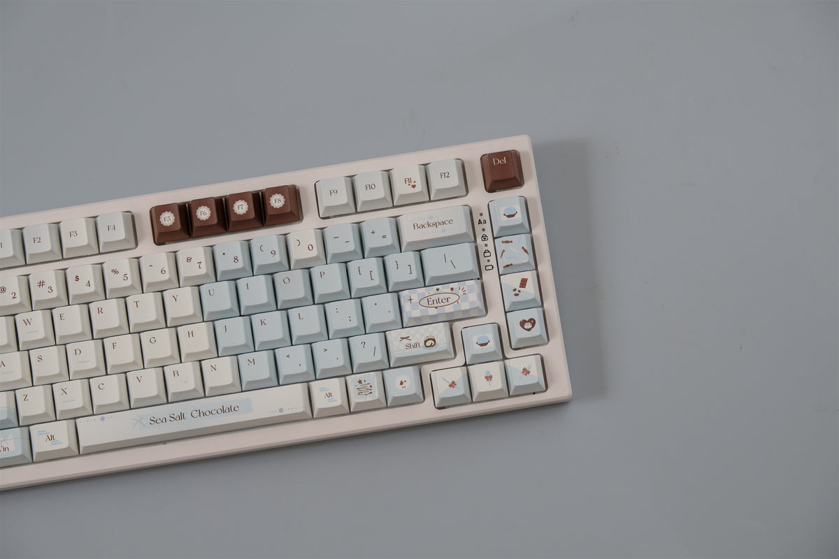 Sea Salt Chocolate Keycaps - Diykeycap