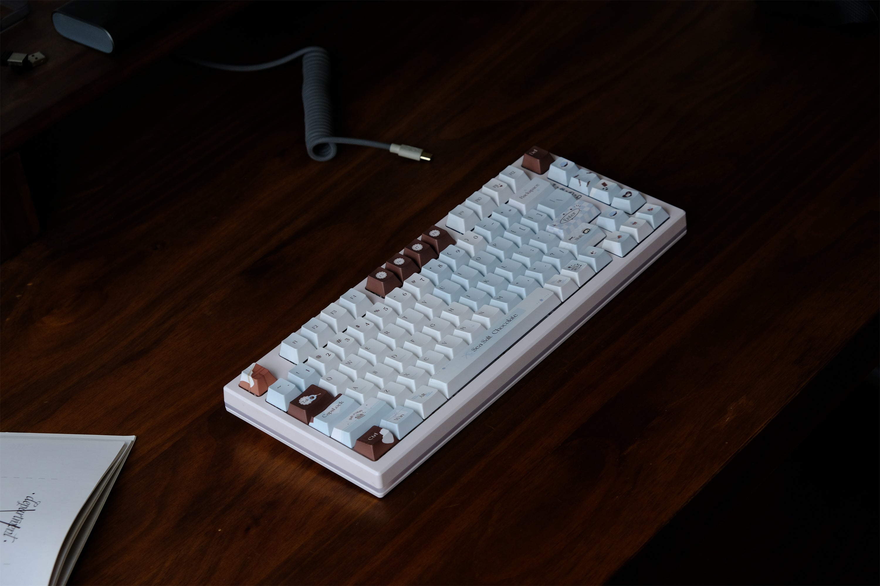 Sea Salt Chocolate Keycaps - Diykeycap