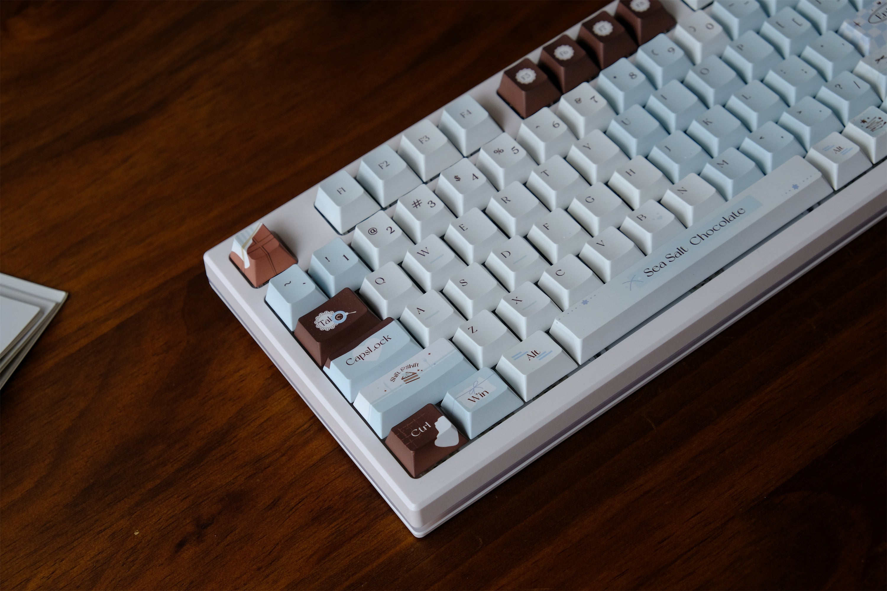 Sea Salt Chocolate Keycaps - Diykeycap