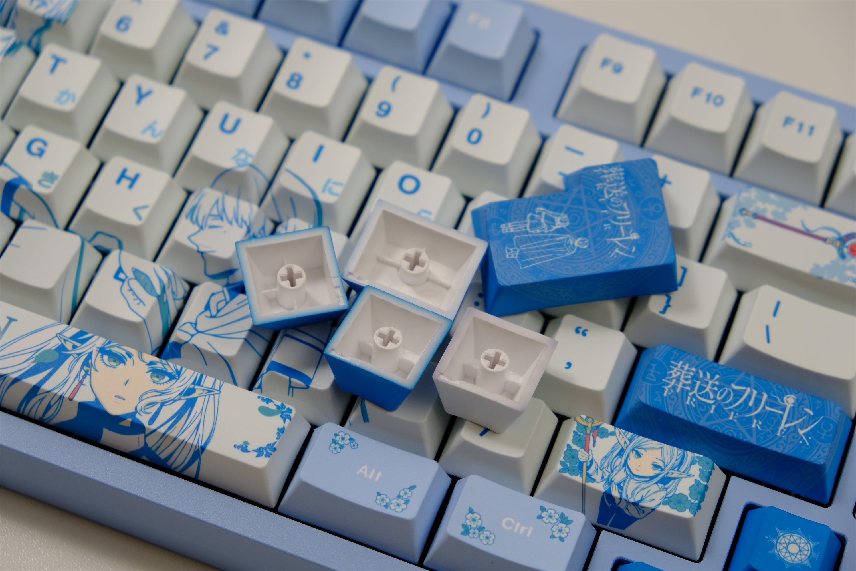 Elf Mage Frieren Aesthetic Keycaps - Diykeycap