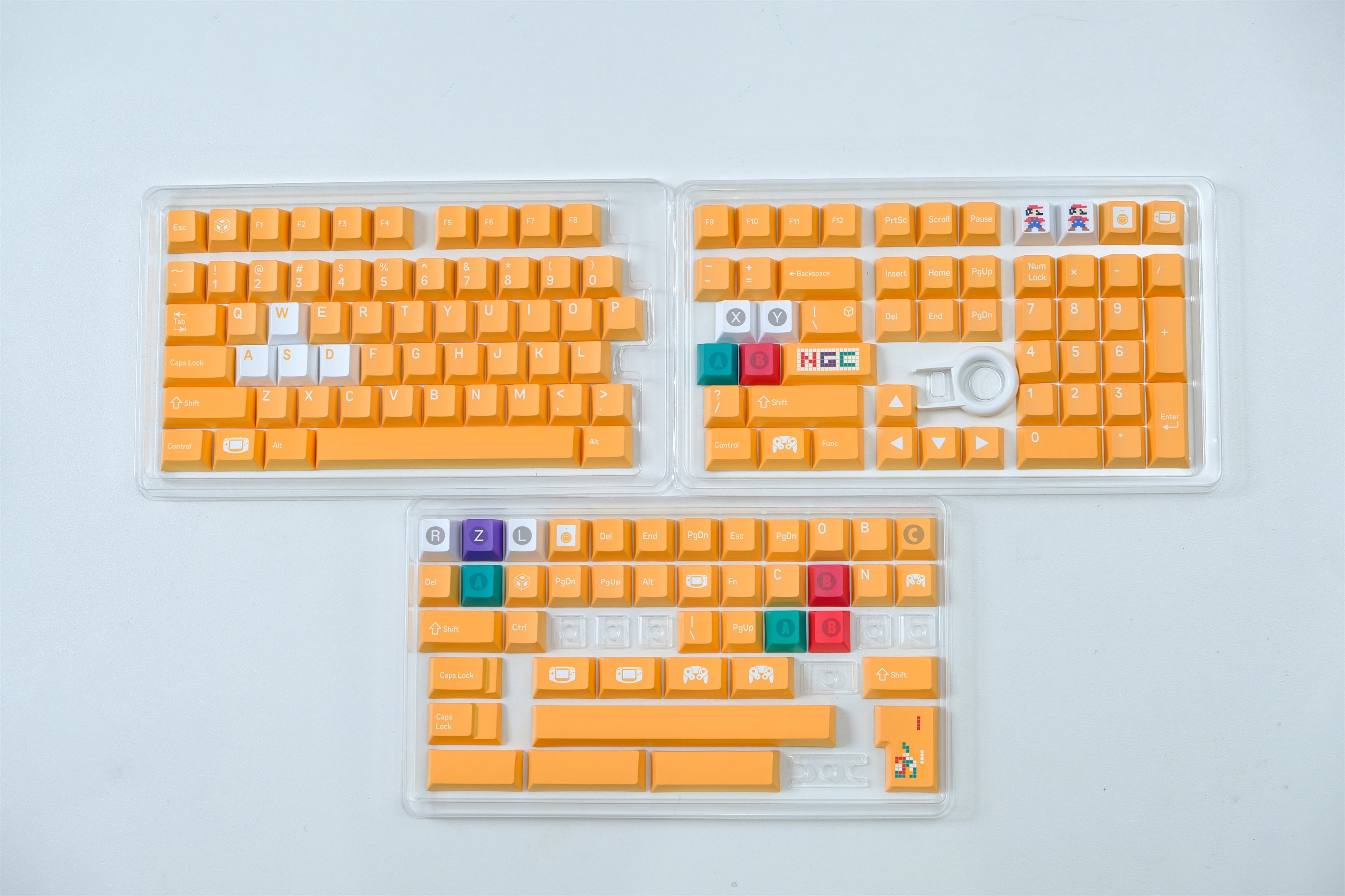 NGC Yellow Retro Gaming Keycaps - Diykeycap