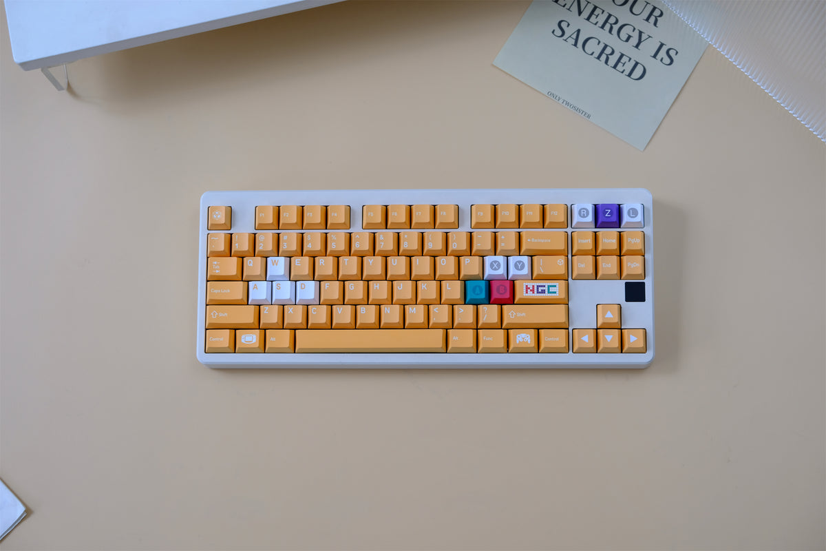 NGC Yellow Retro Gaming Keycaps - Diykeycap