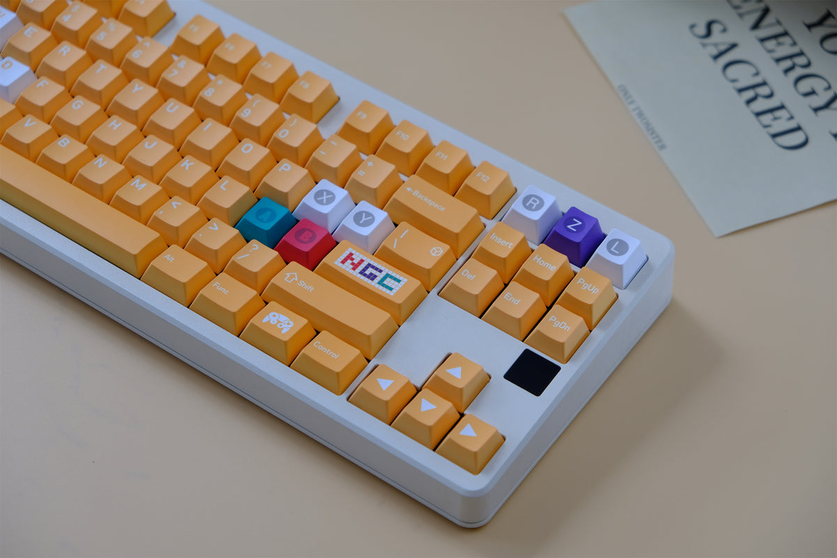 NGC Yellow Retro Gaming Keycaps - Diykeycap