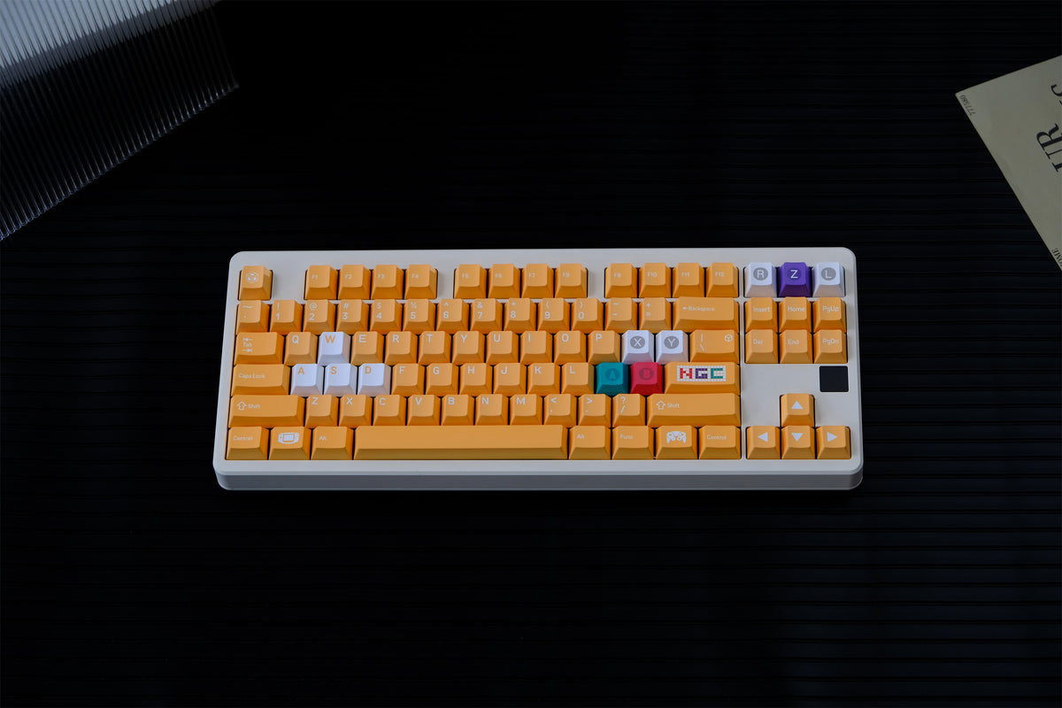 NGC Yellow Retro Gaming Keycaps - Diykeycap