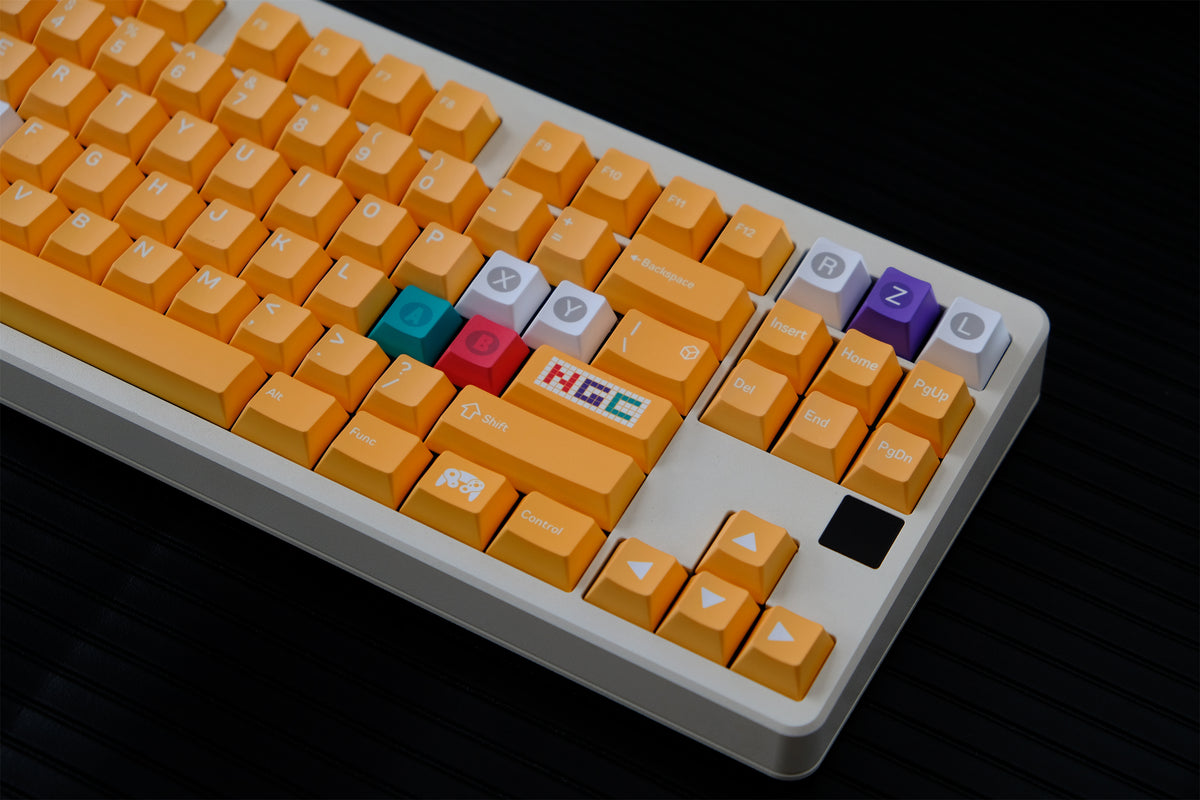 NGC Yellow Retro Gaming Keycaps - Diykeycap