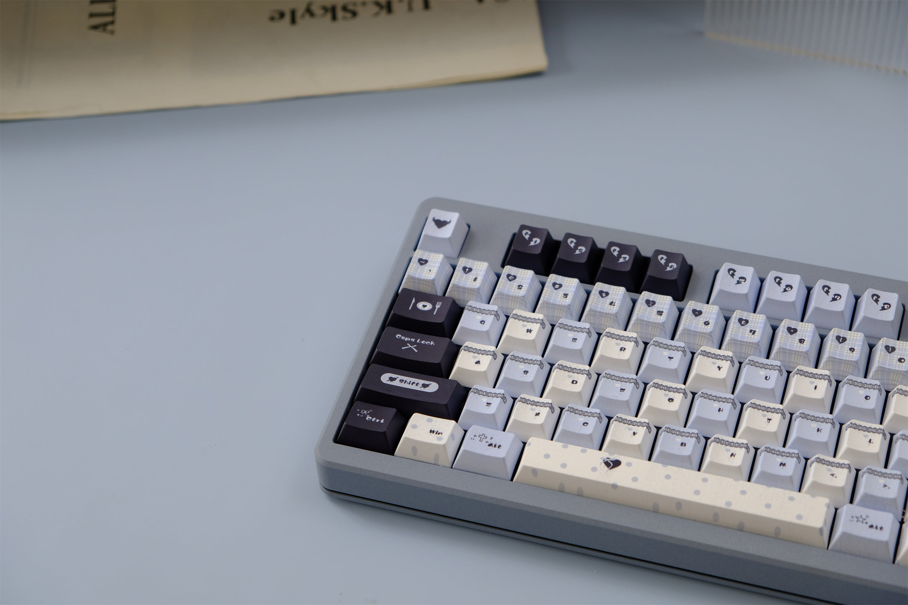 Blue Black Lace Keycaps - Diykeycap