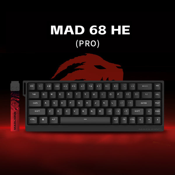 MADLIONS MAD68HE Magnetic Gaming Keyboard – 8000Hz Customizable Layout