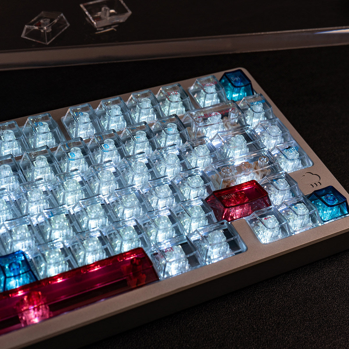 Milky Way PBT keycaps - Diykeycap