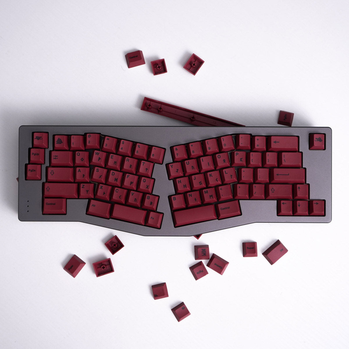 Black Characters Blood Sacrifice Keycaps - Diykeycap
