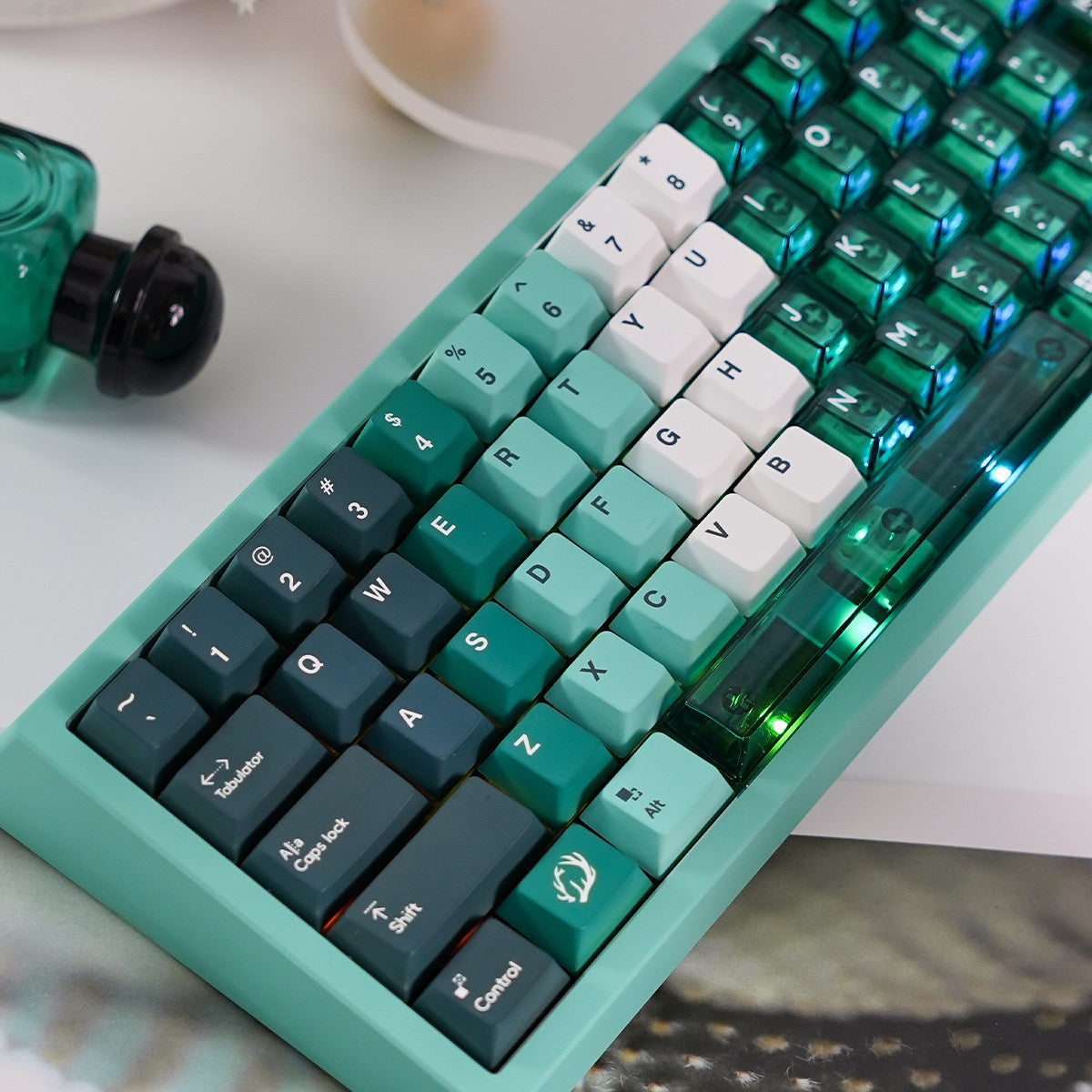 Forest Ice Crystal keycaps - Diykeycap