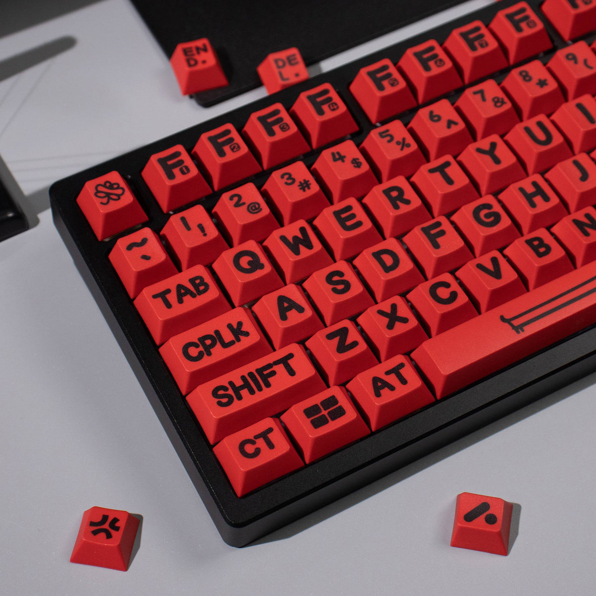 Party Animals Theme Large Font Keycaps - Diykeycap