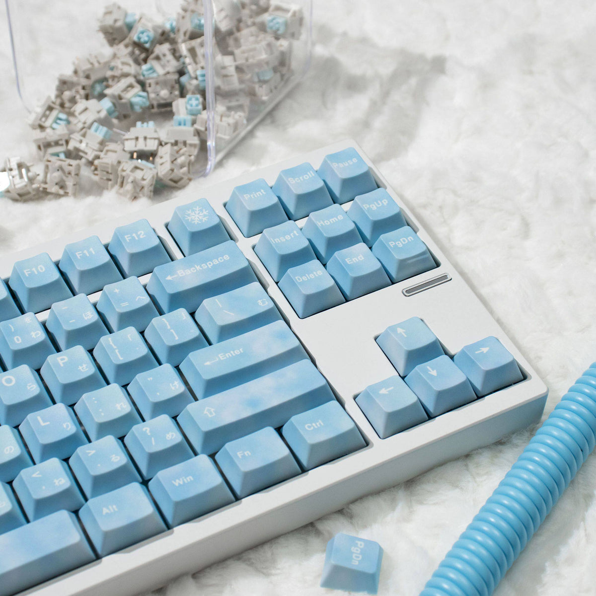 Yuki Onna Gradient Keycaps - Diykeycap