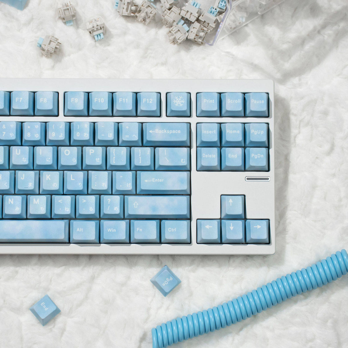 Yuki Onna Gradient Keycaps - Diykeycap