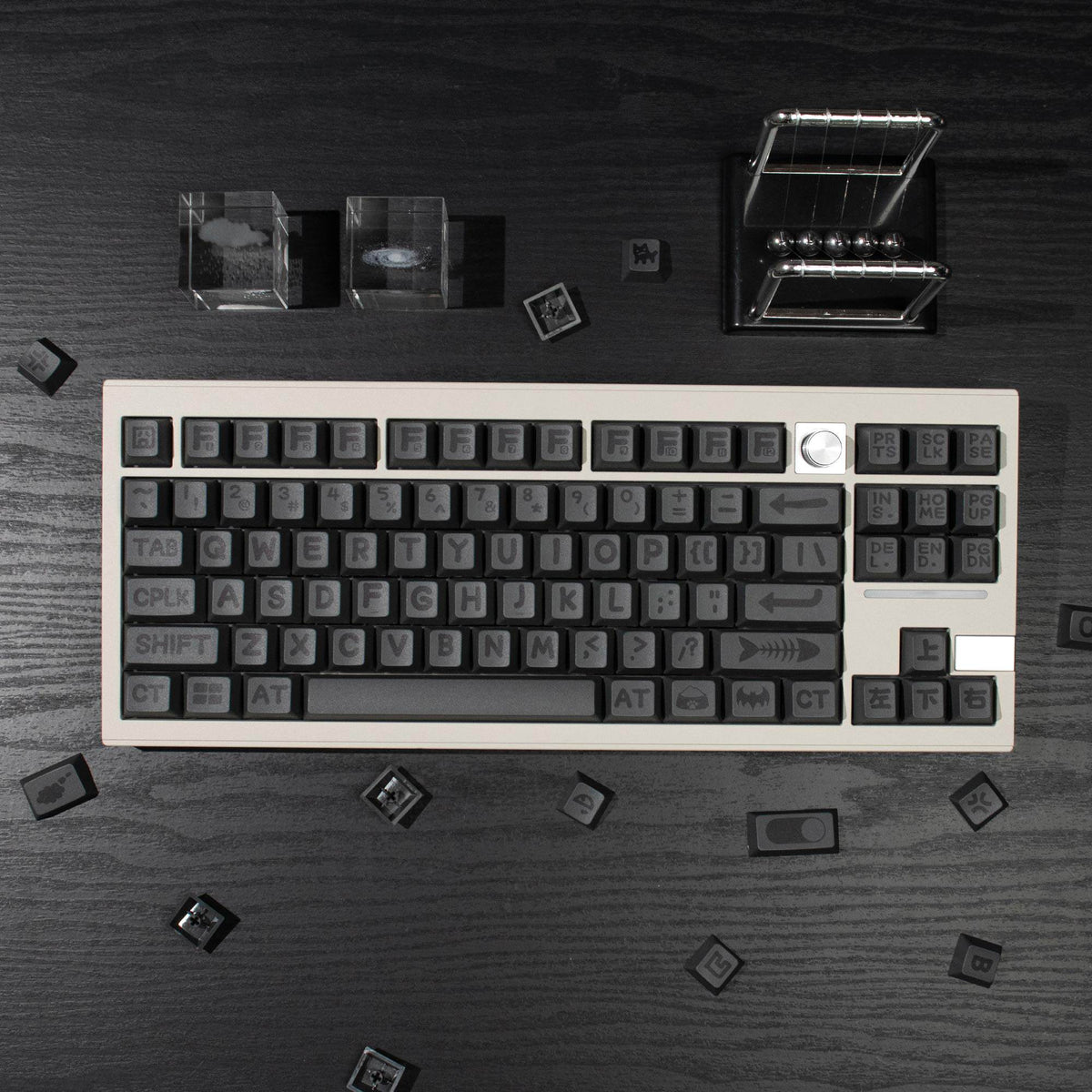 Party Animals Theme Large Font Keycaps - Diykeycap