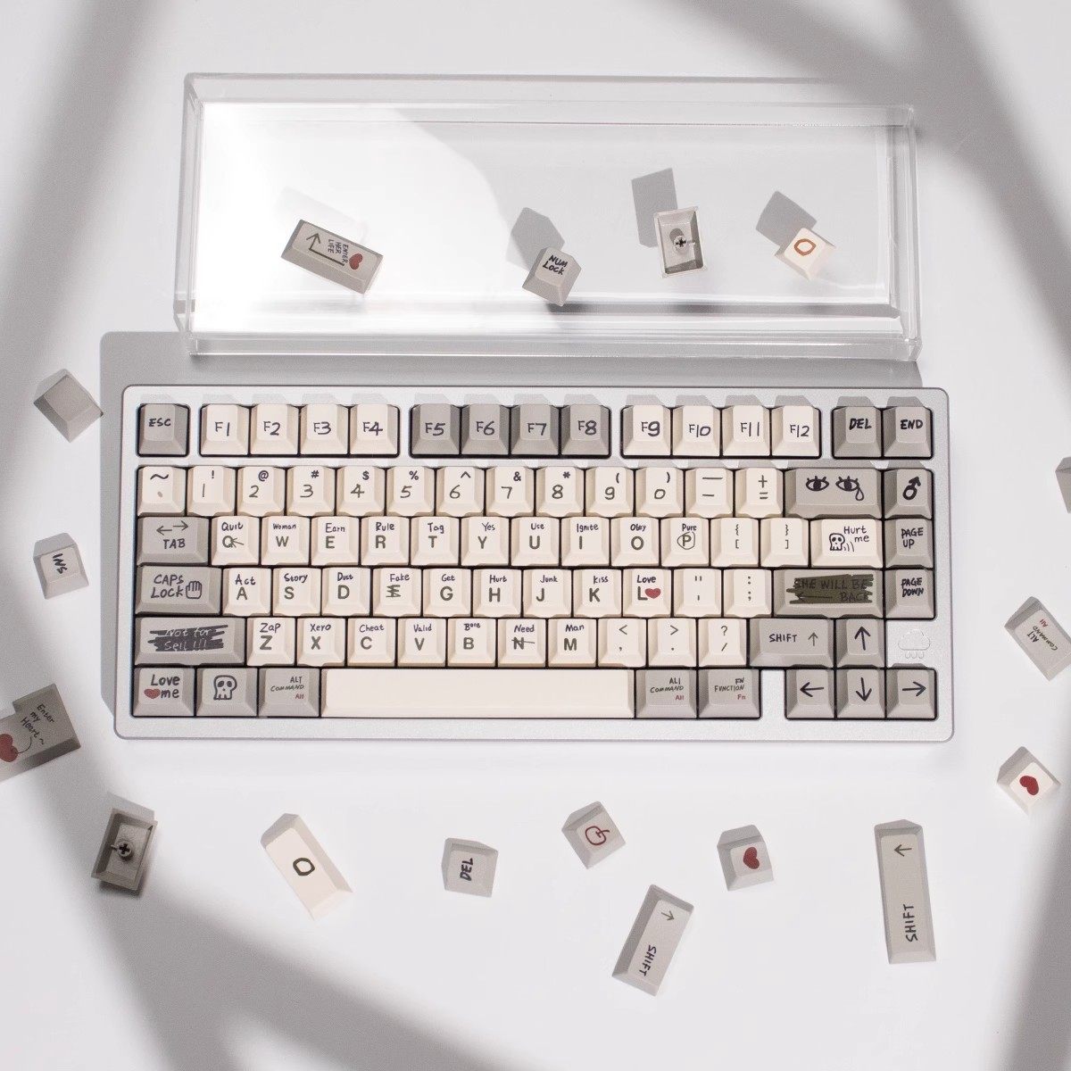 Love Story Keycaps - Diykeycap