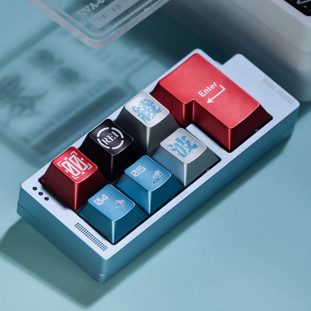 Blue Lilith (Metallic) keycaps - Diykeycap