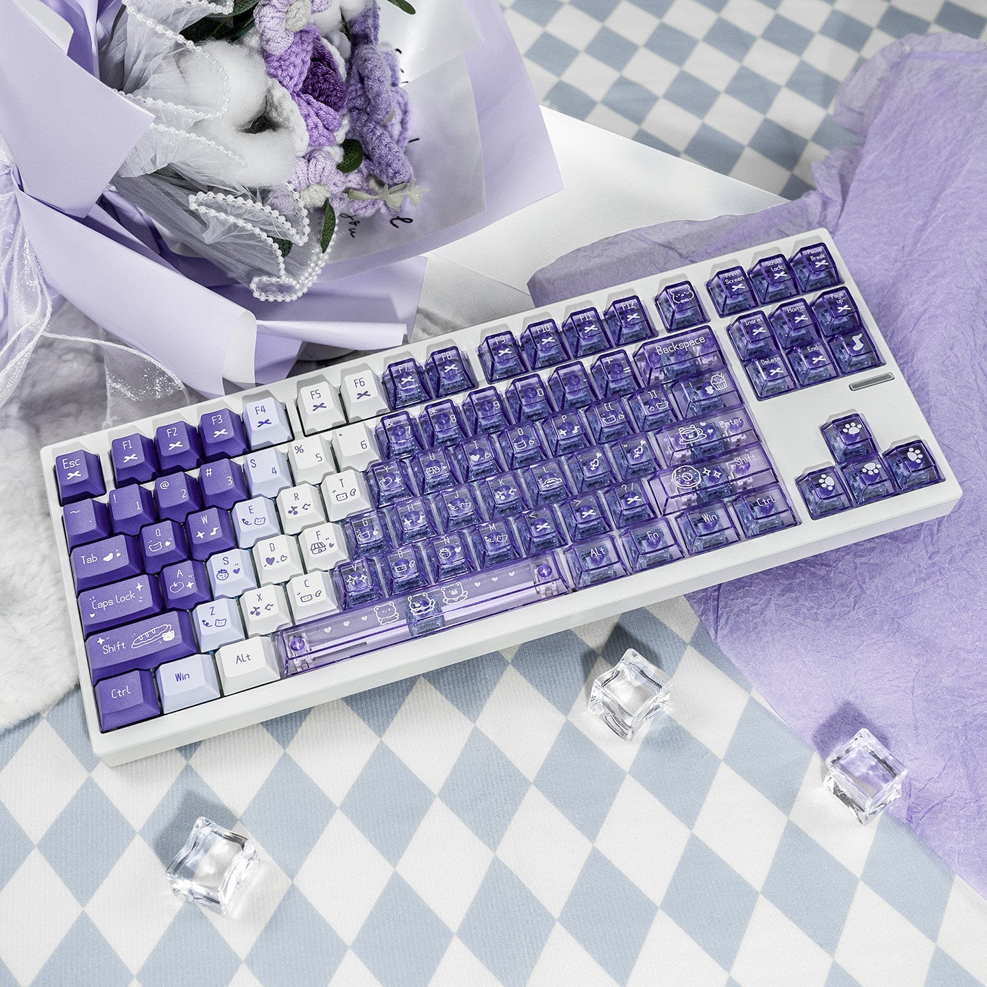 Plum Purple Sauce keycaps - Diykeycap