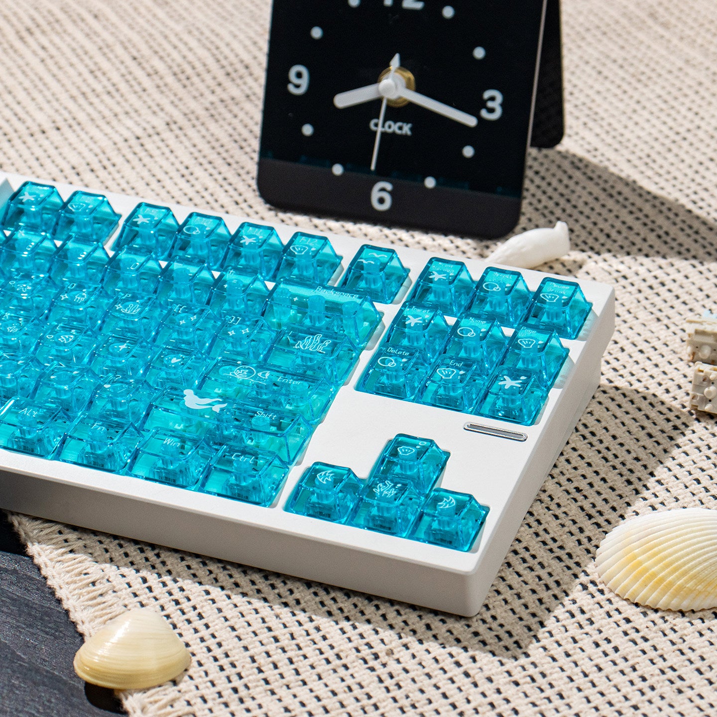 Glacial Abyss PBT keycaps - Diykeycap