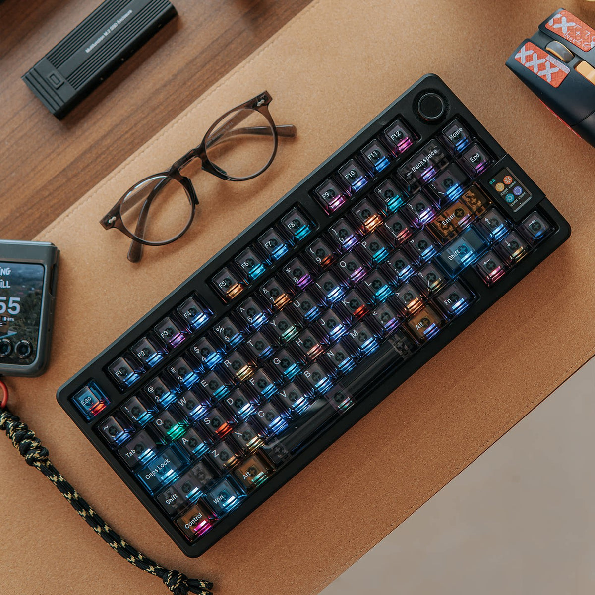 Stellar Clear PC Keycaps - Diykeycap