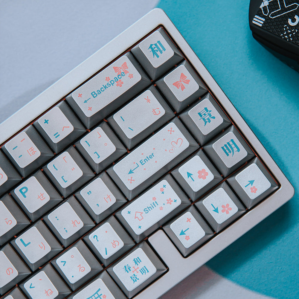 Spring in full bloom keycaps